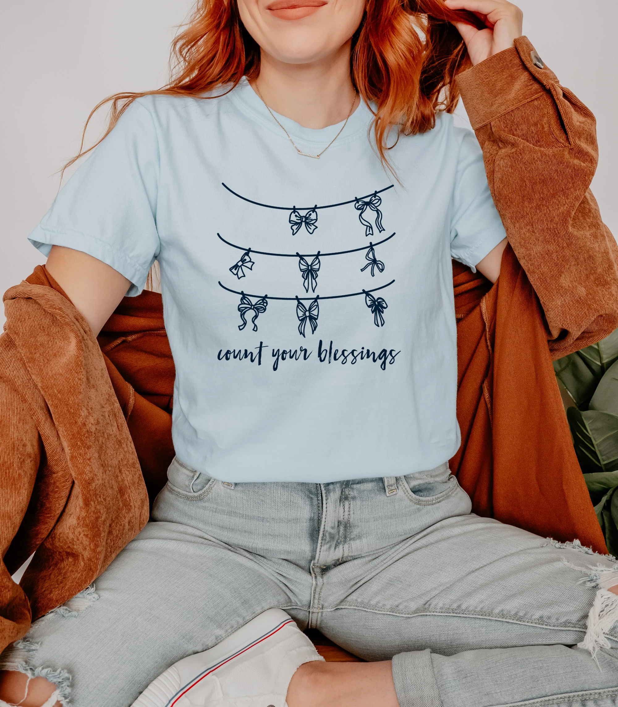COUNT YOUR BLESSINGS UNISEX TEE - Image 2