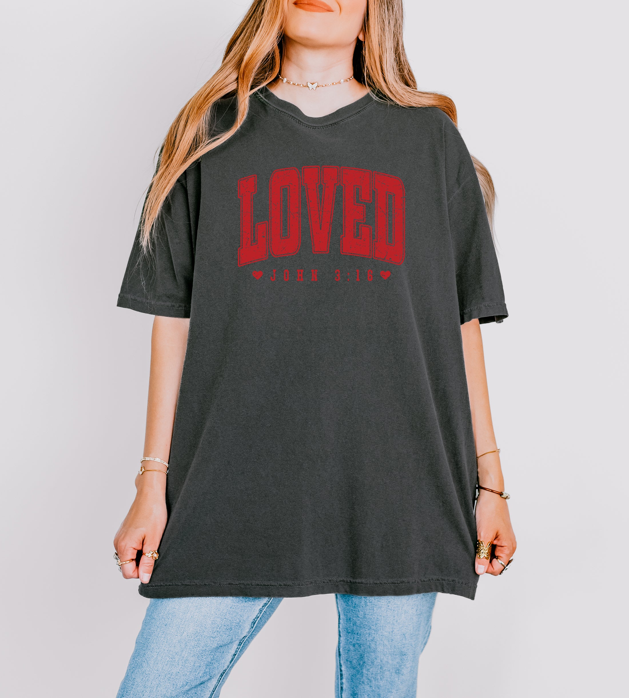 LOVED JOHN 3:16 UNISEX TEE - Image 3