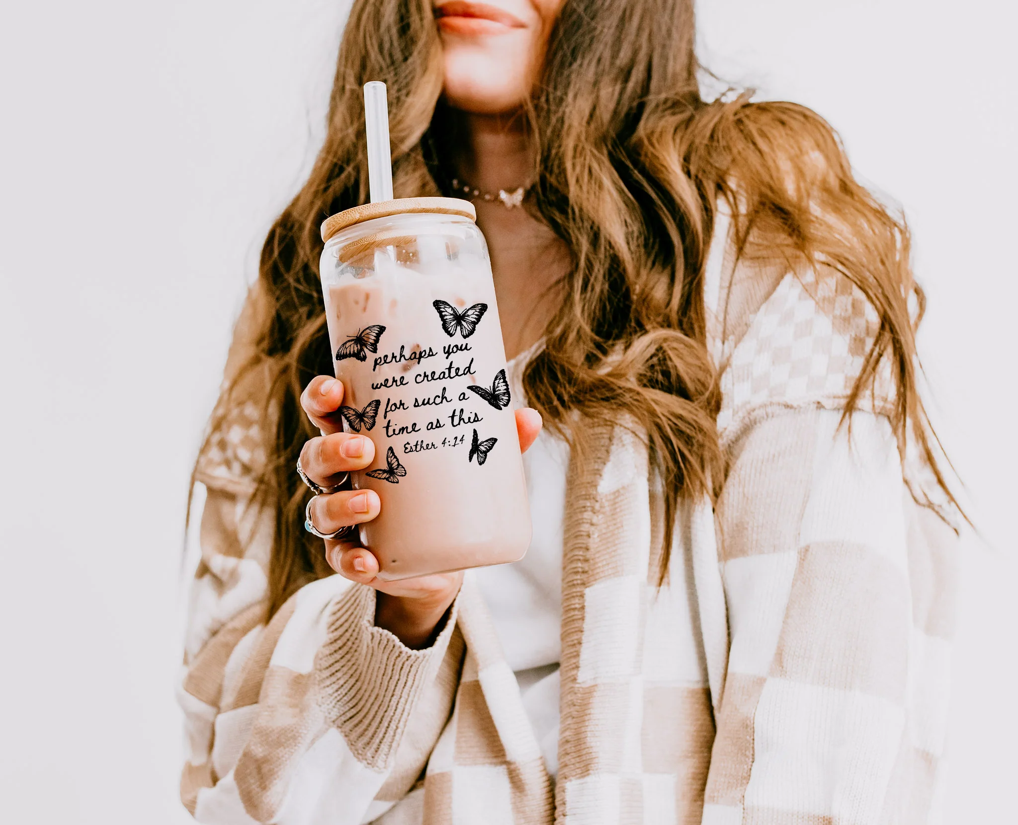 PERHAPS YOU WERE CREATED FOR SUCH A TIME AS THIS GLASS TUMBLER - Image 2