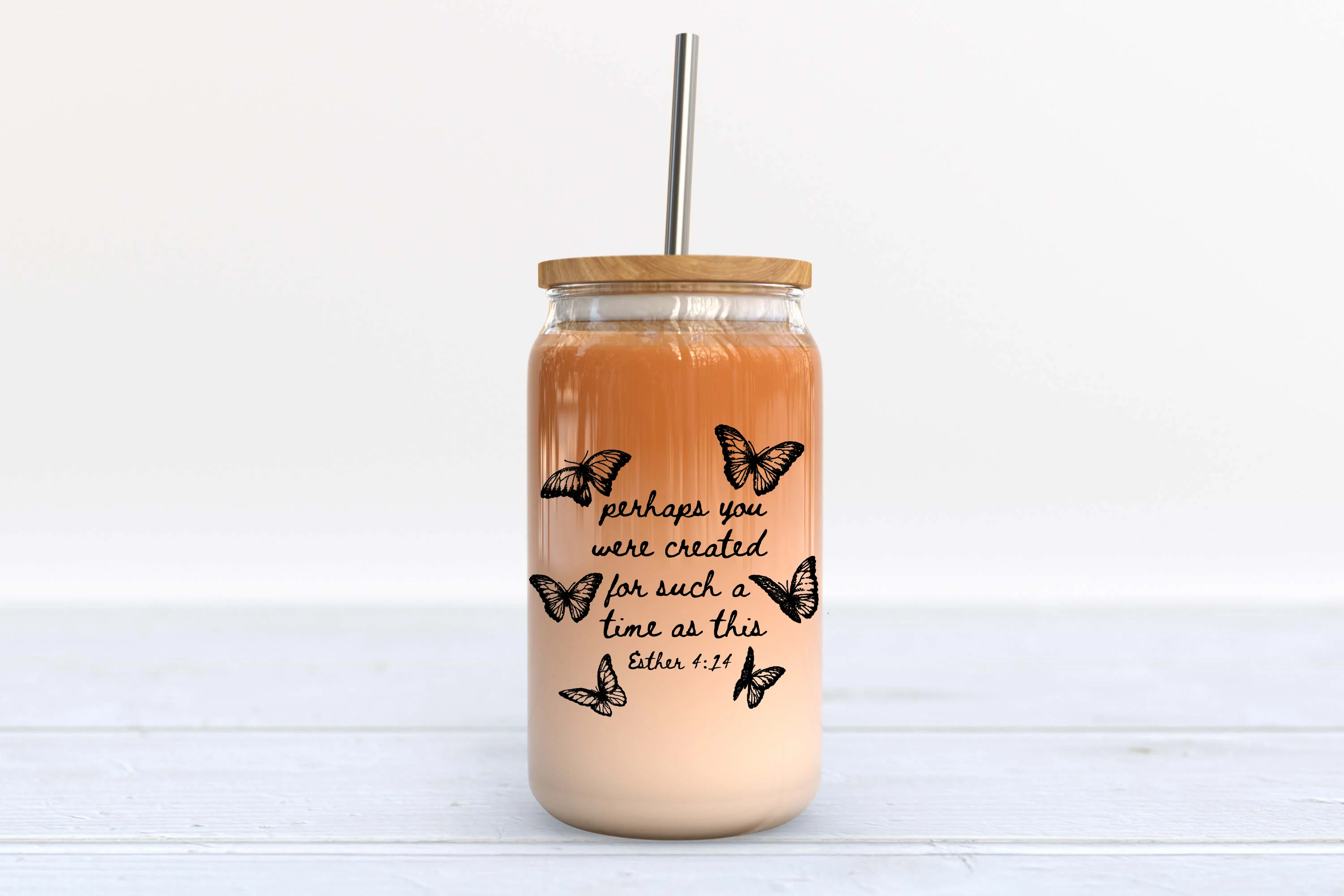 PERHAPS YOU WERE CREATED FOR SUCH A TIME AS THIS GLASS TUMBLER - Image 3