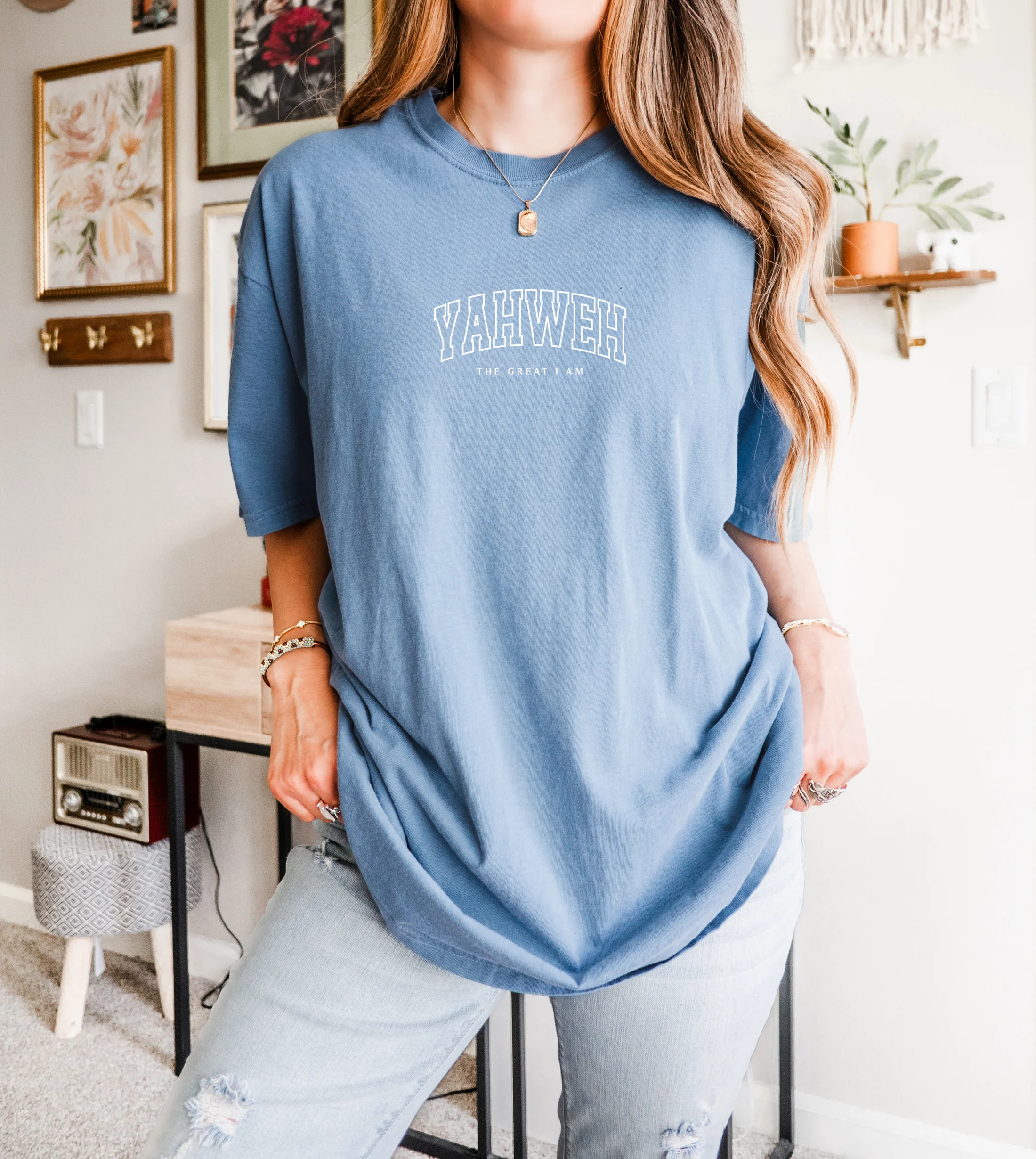 YAHWEH THE GREAT I AM UNISEX TEE - Image 3