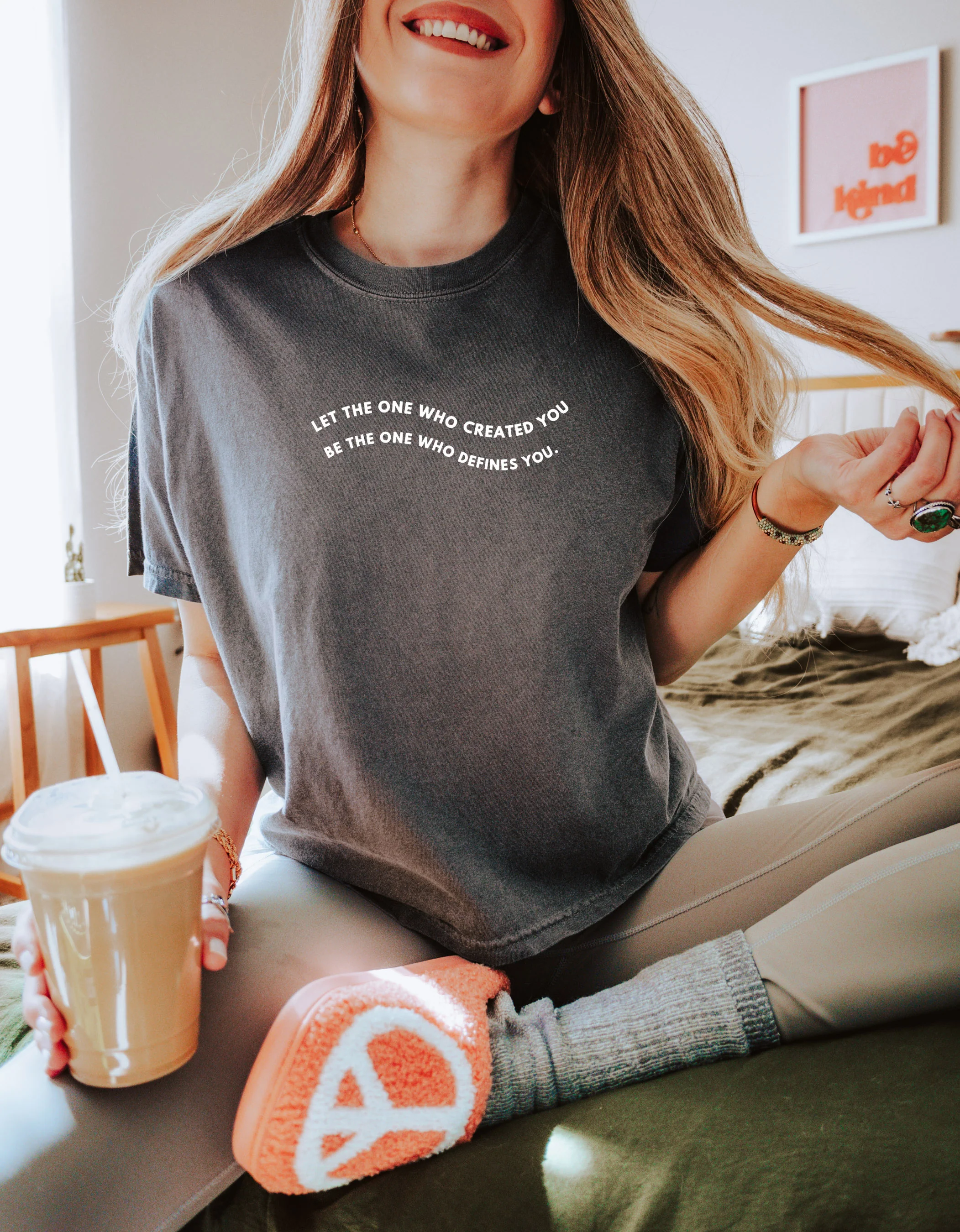 LET THE ONE WHO CREATED YOU BE THE ONE WHO DEFINES YOU UNISEX TEE - Image 3