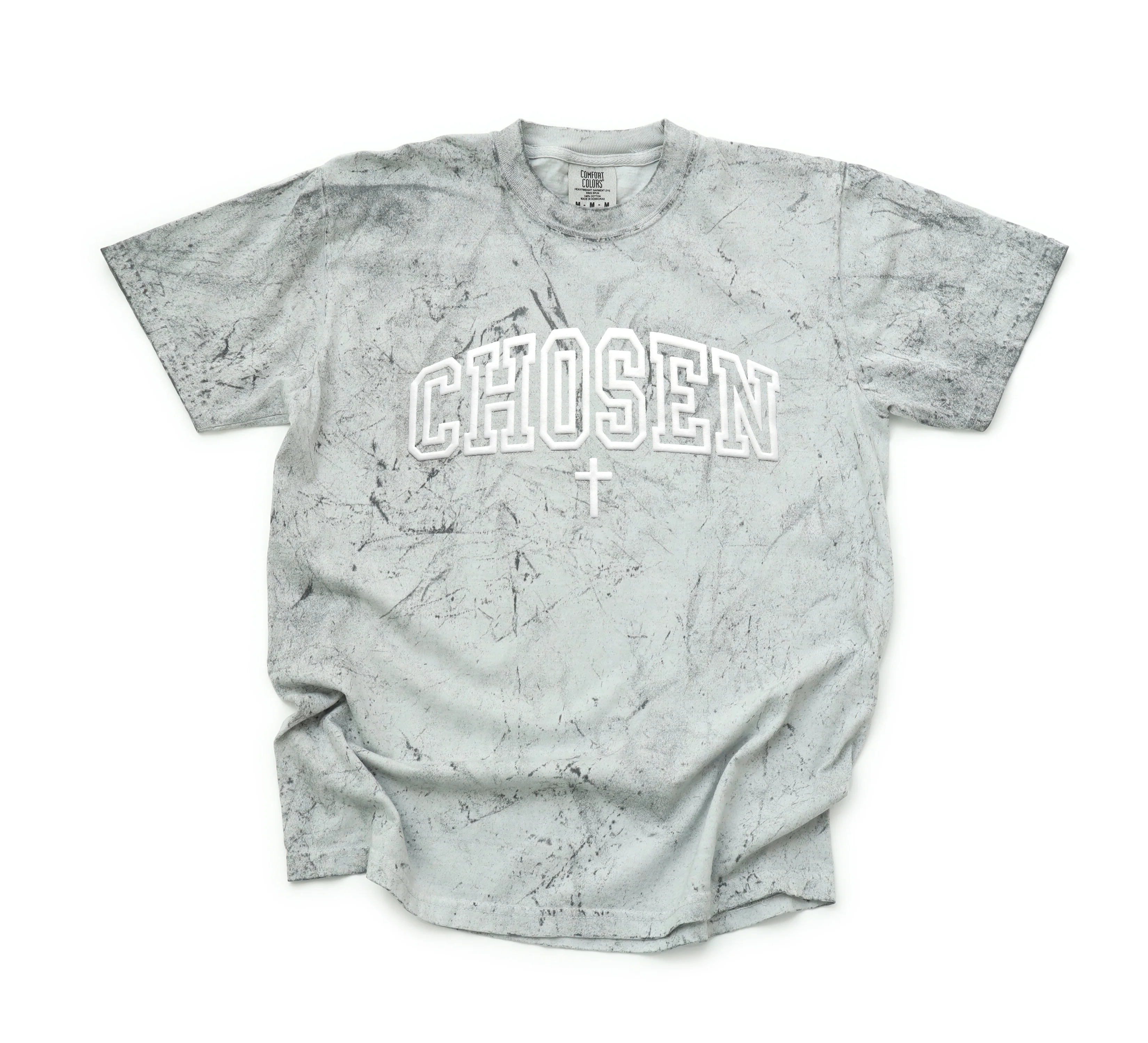 CHOSEN UNISEX TEE (PUFFED DESIGN) - Image 3