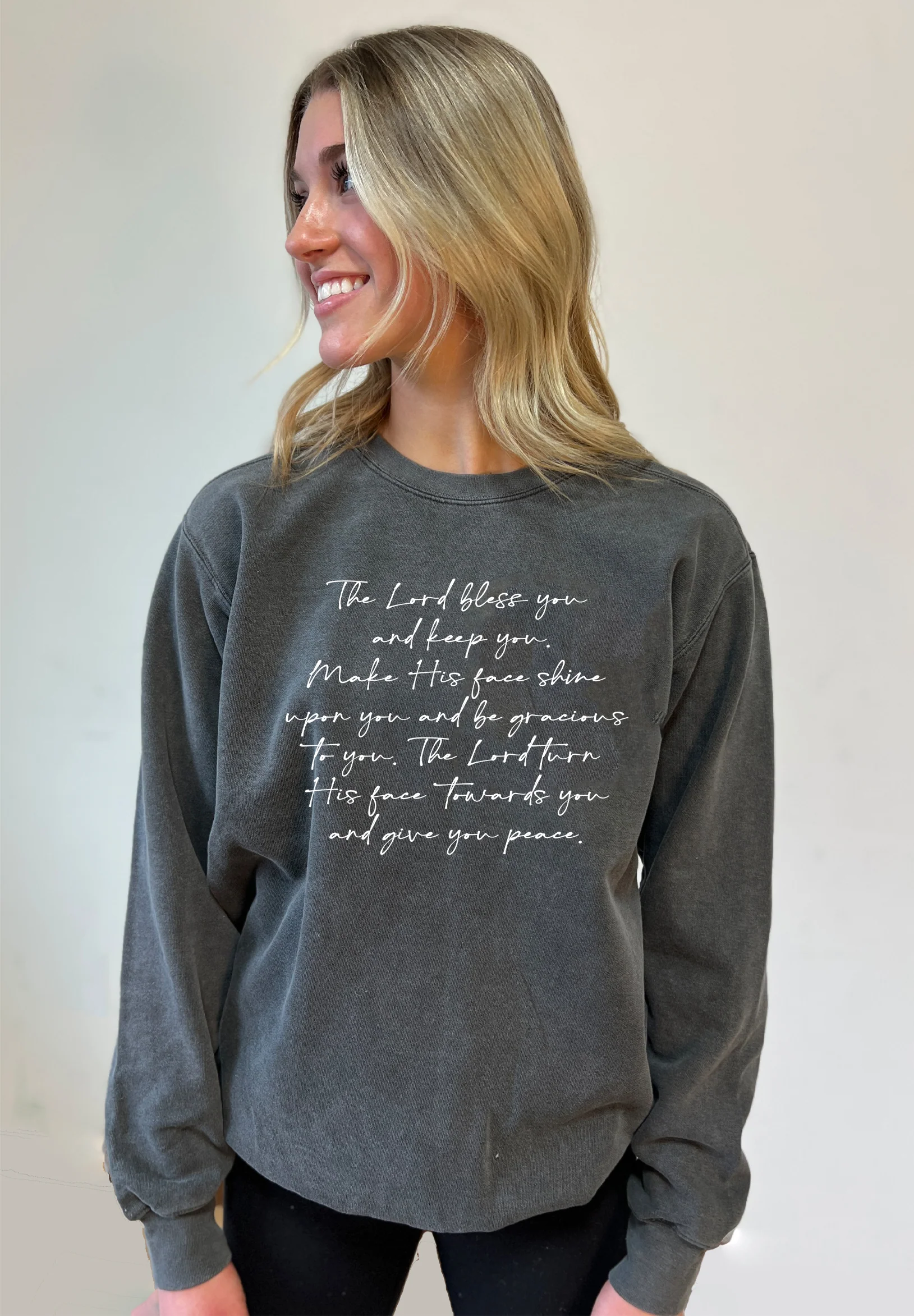 LORD BLESS YOU AND KEEP YOU UNISEX SWEATSHIRT - Image 2