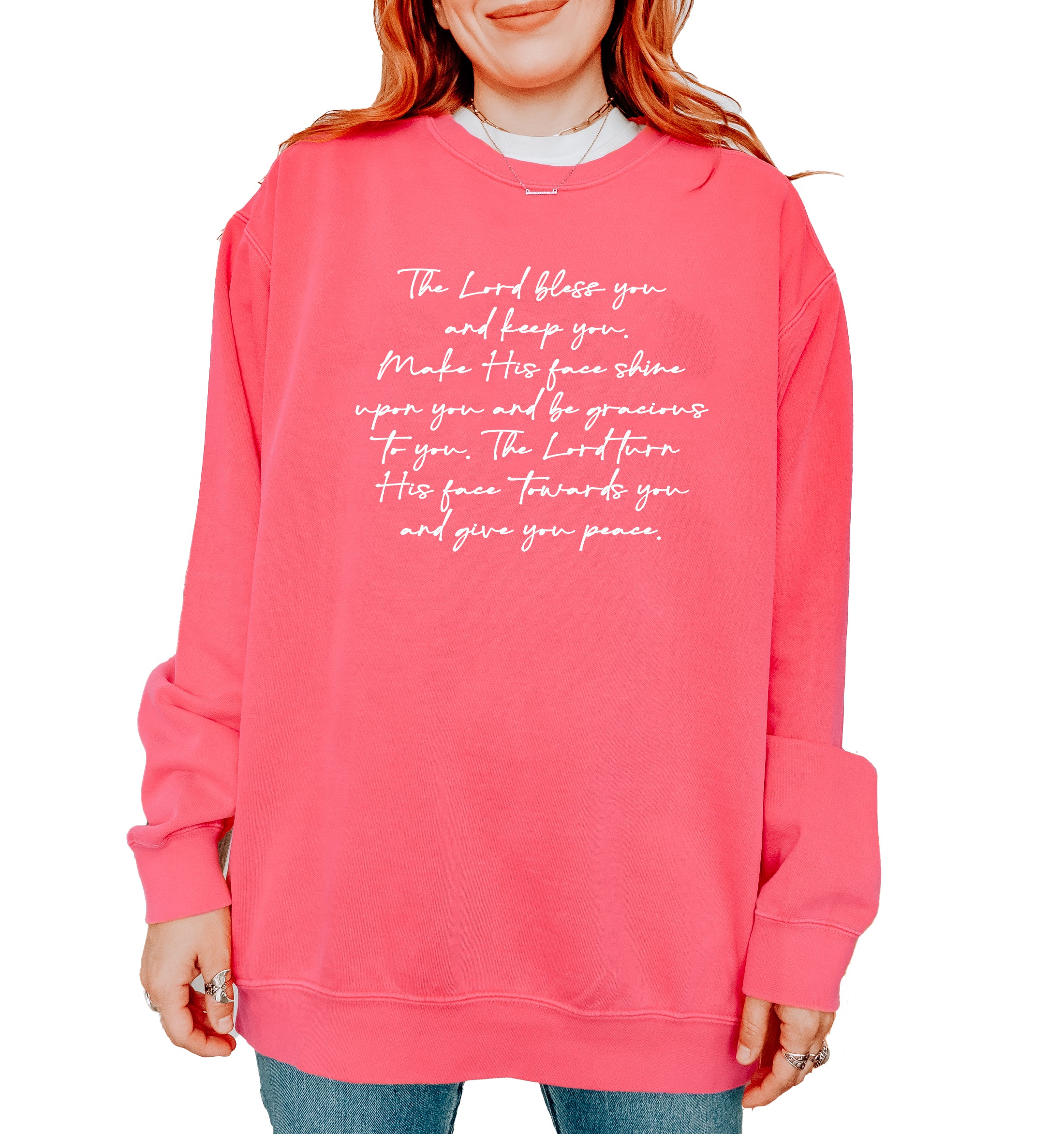 LORD BLESS YOU AND KEEP YOU UNISEX SWEATSHIRT - Image 3