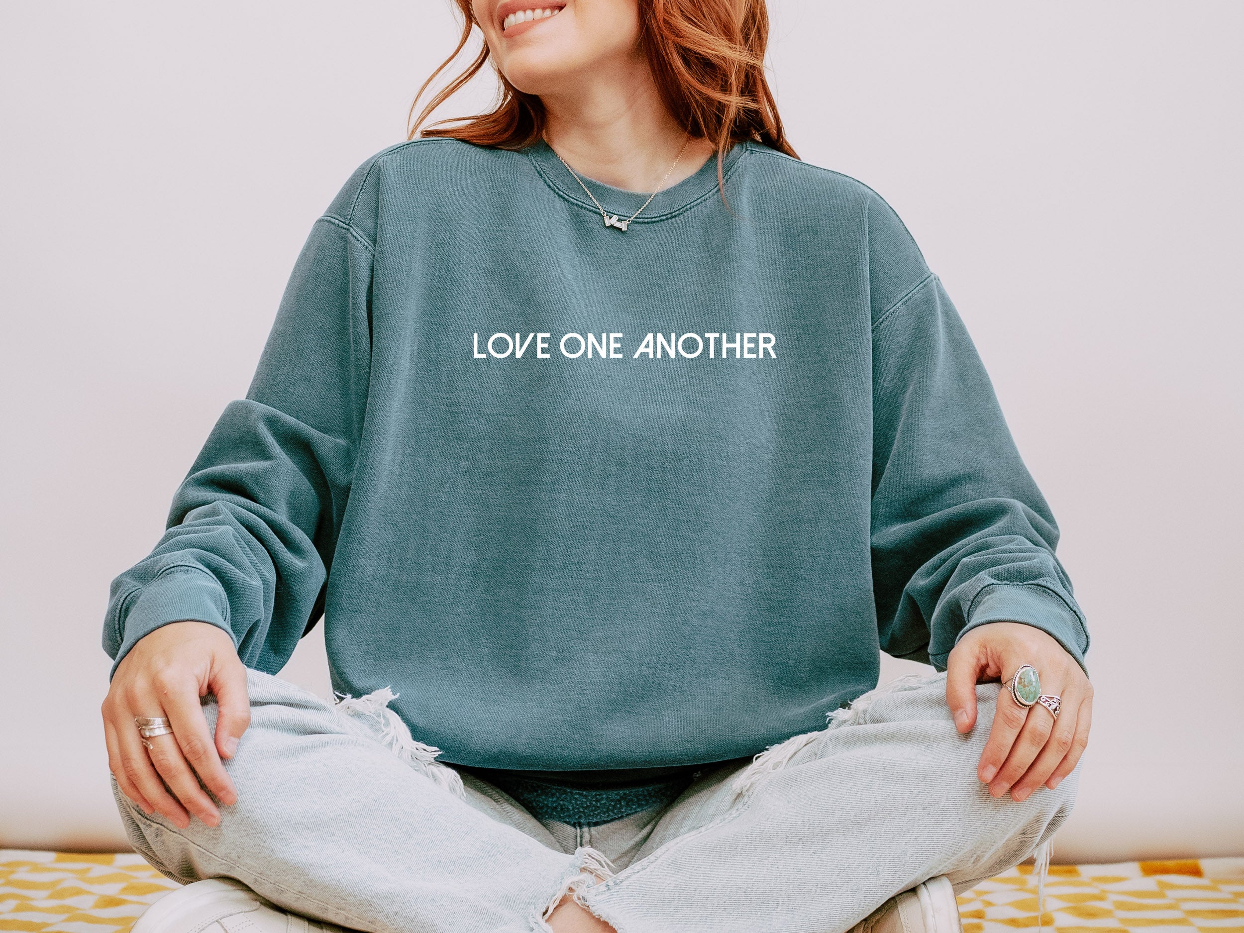 LOVE ONE ANOTHER UNISEX SWEATSHIRT - Image 3