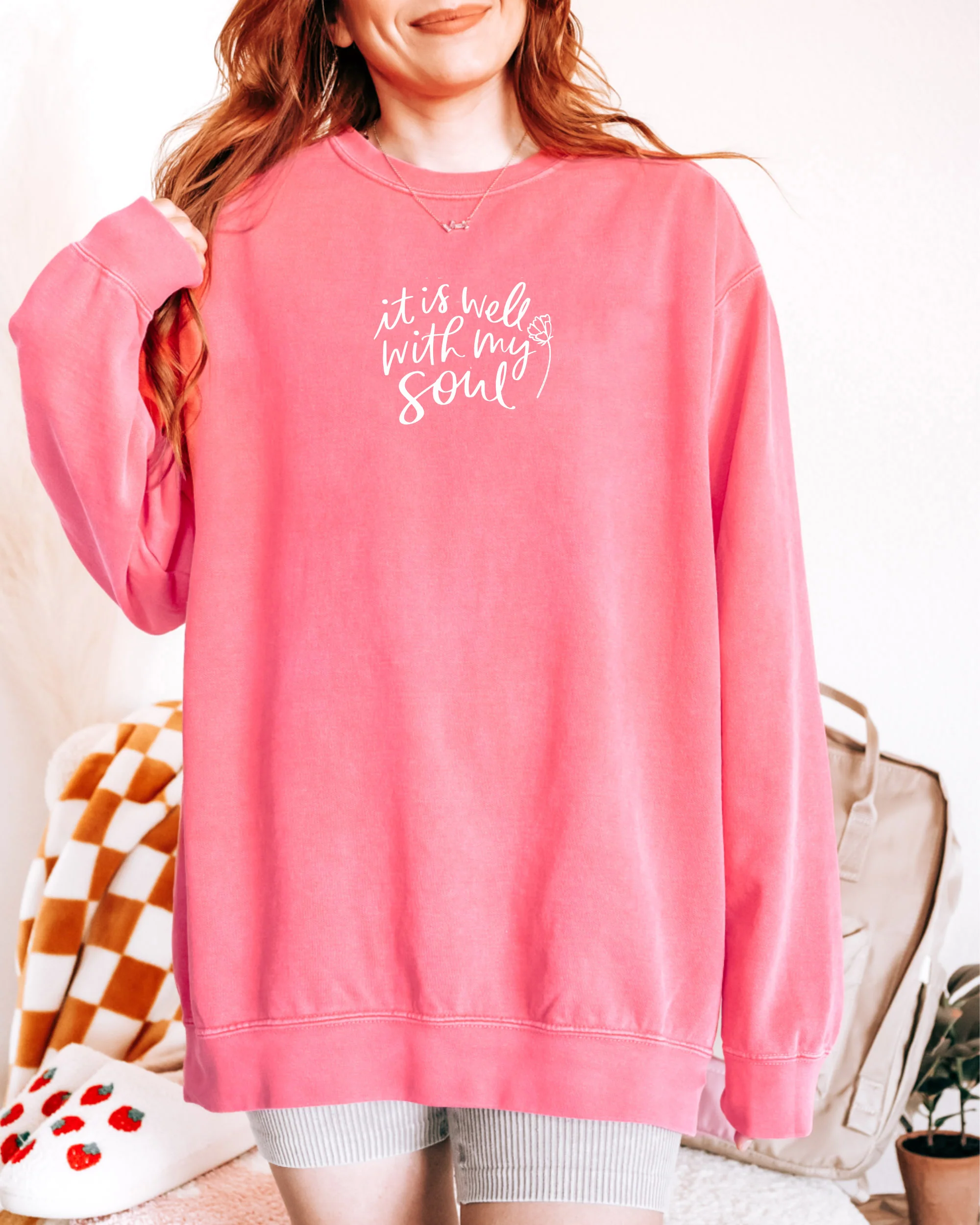 IT IS WELL WITH MY SOUL UNISEX SWEATSHIRT - Image 3