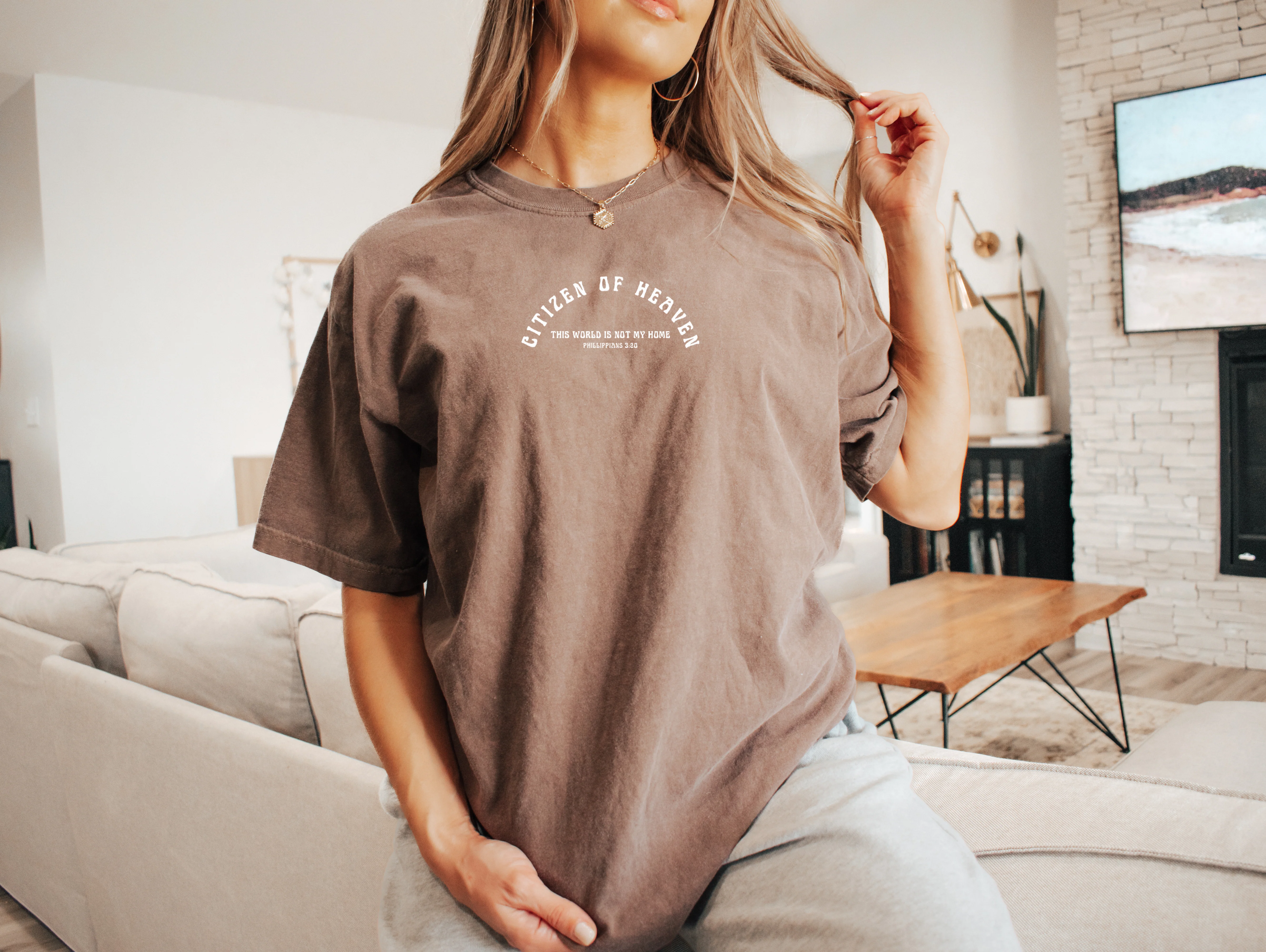 CITIZEN OF HEAVEN (THIS WORLD IS NOT MY HOME) UNISEX TEE