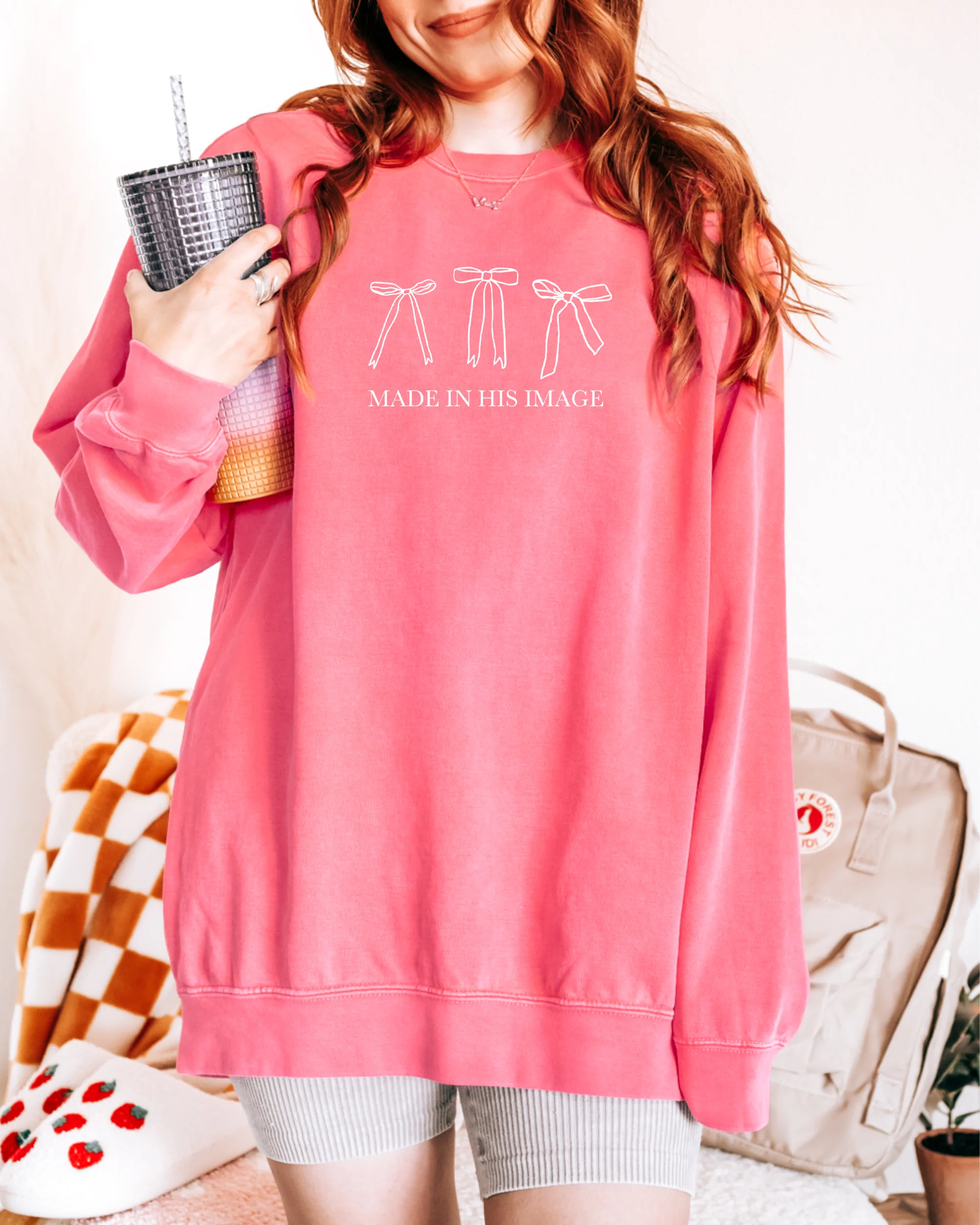 MADE IN HIS IMAGE UNISEX SWEATSHIRT