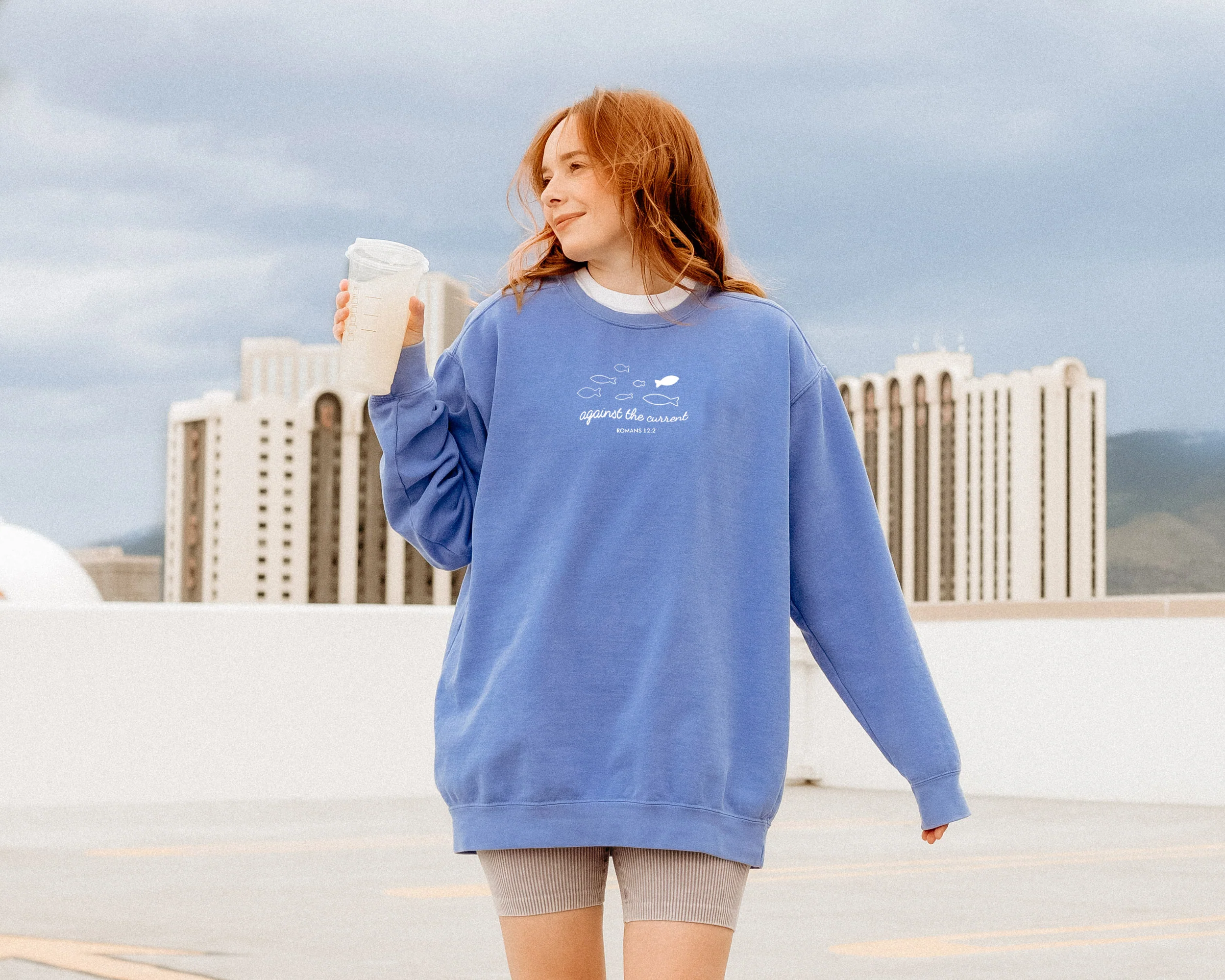 AGAINST THE CURRENT UNISEX SWEATSHIRT - Image 3
