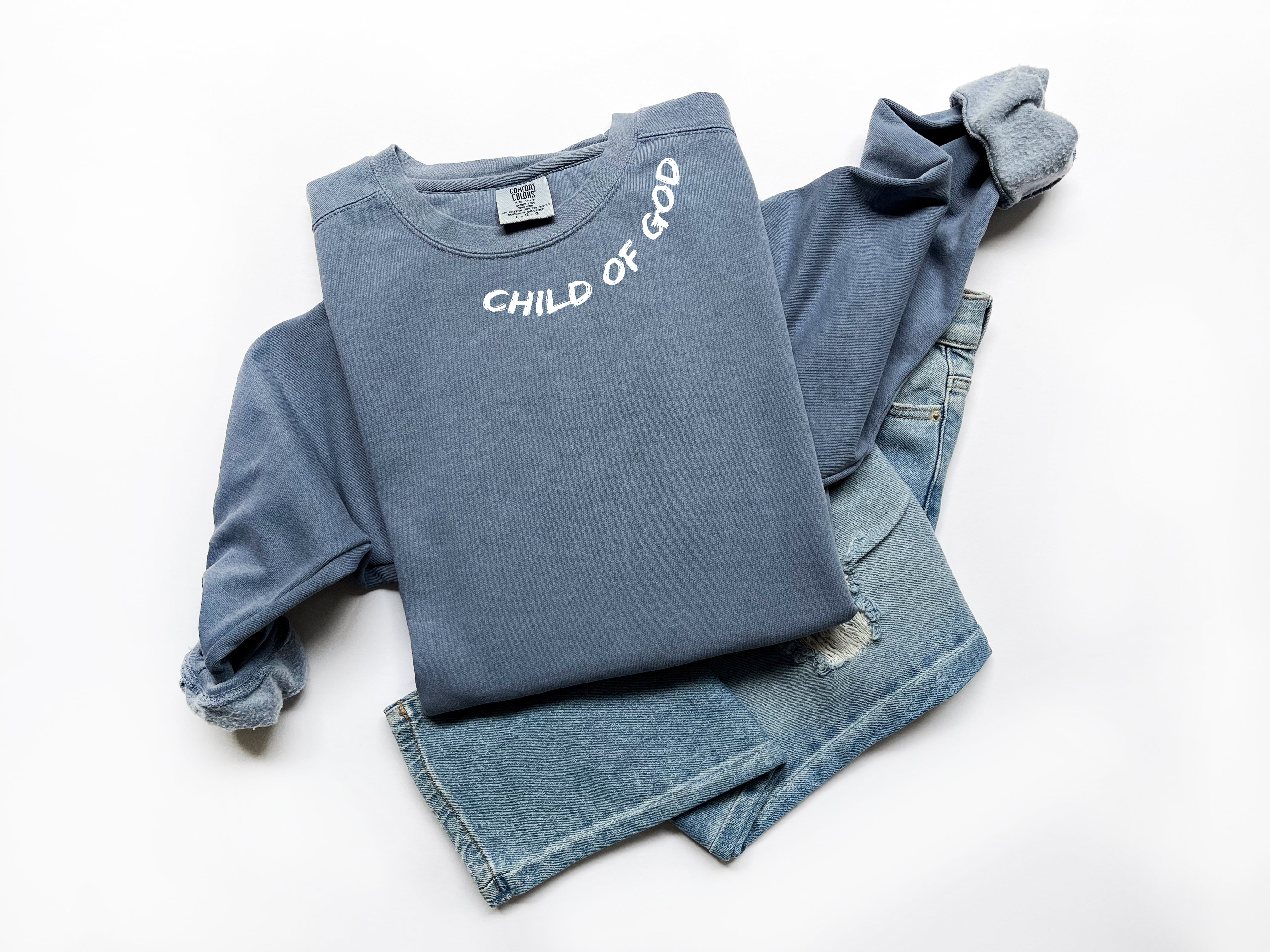 CHILD OF GOD AROUND THE NECK UNISEX SWEATSHIRT - Image 3