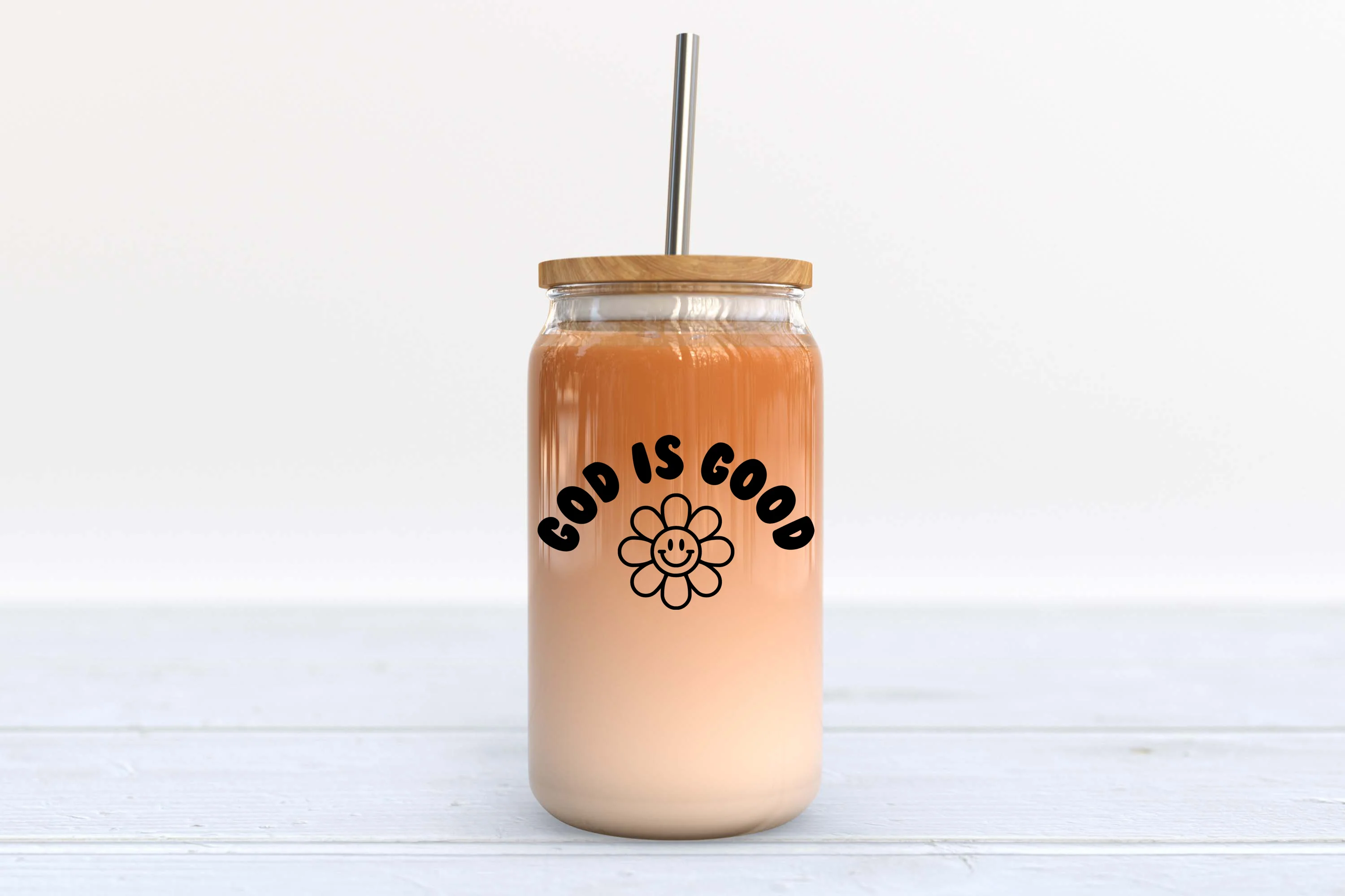 GOD IS GOOD GLASS TUMBLER - Image 2