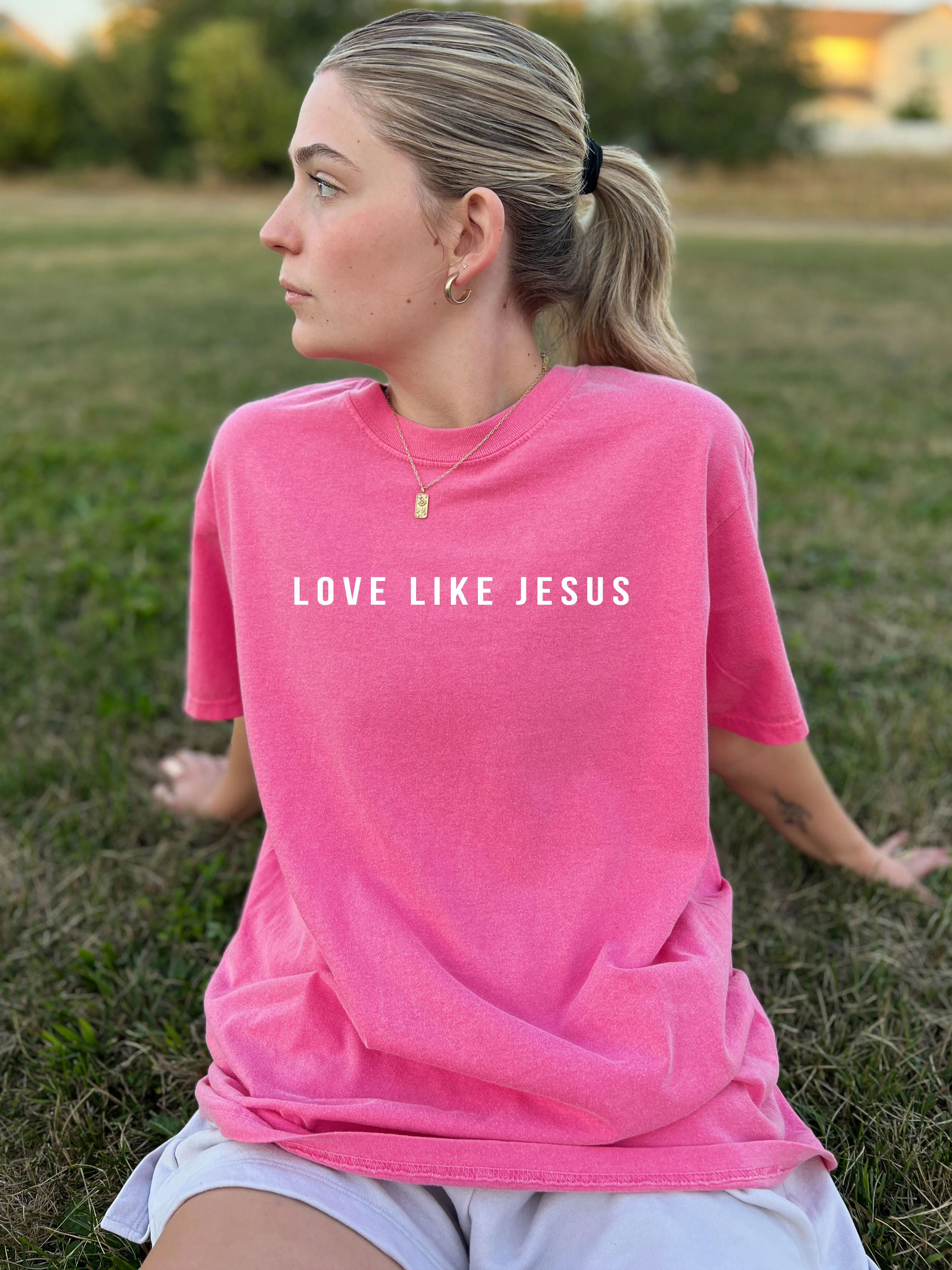 LOVE LIKE JESUS UNISEX TEE - Image 3