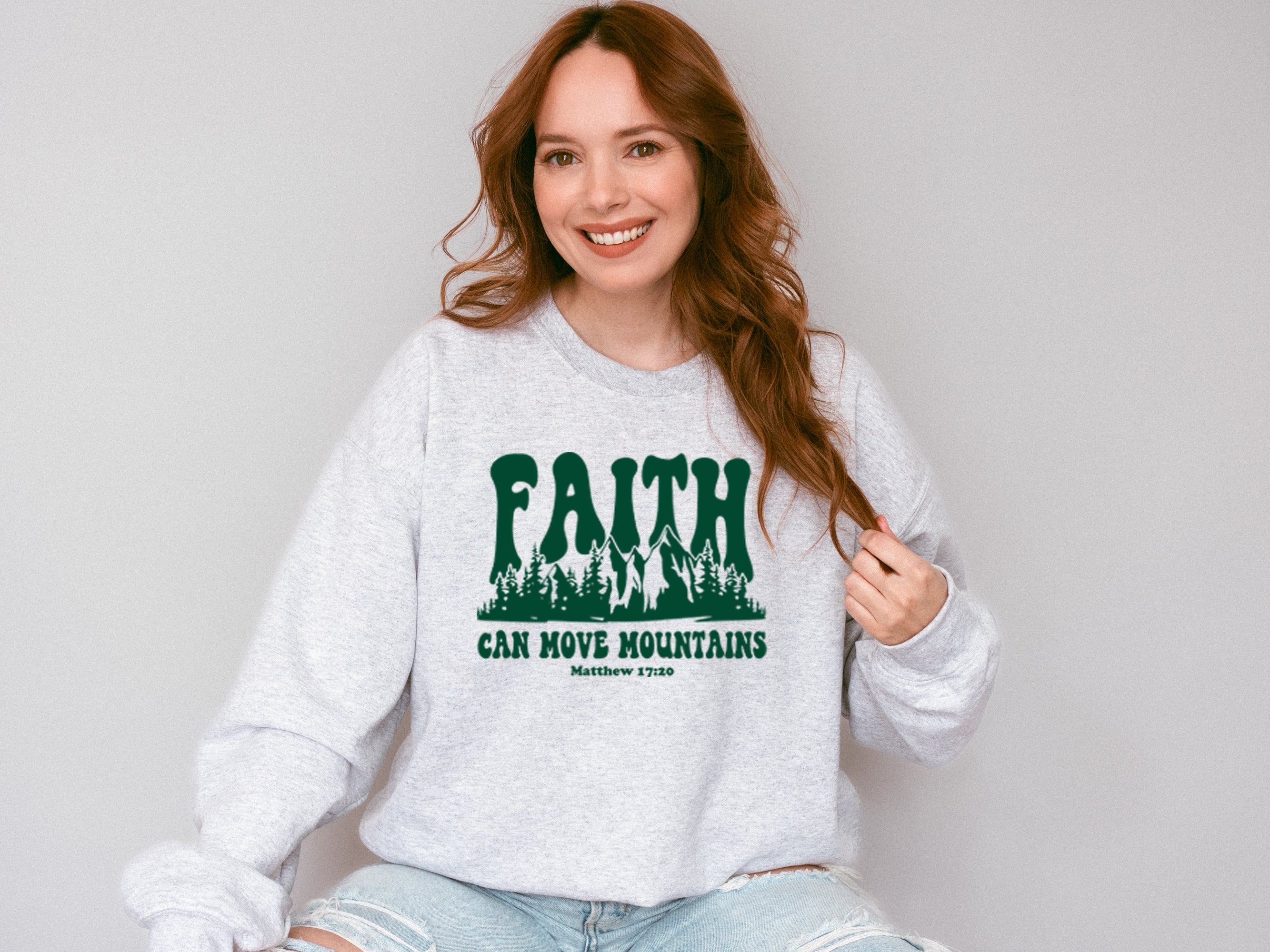 FAITH CAN MOVE MOUNTAINS SWEATSHIRT - Image 2
