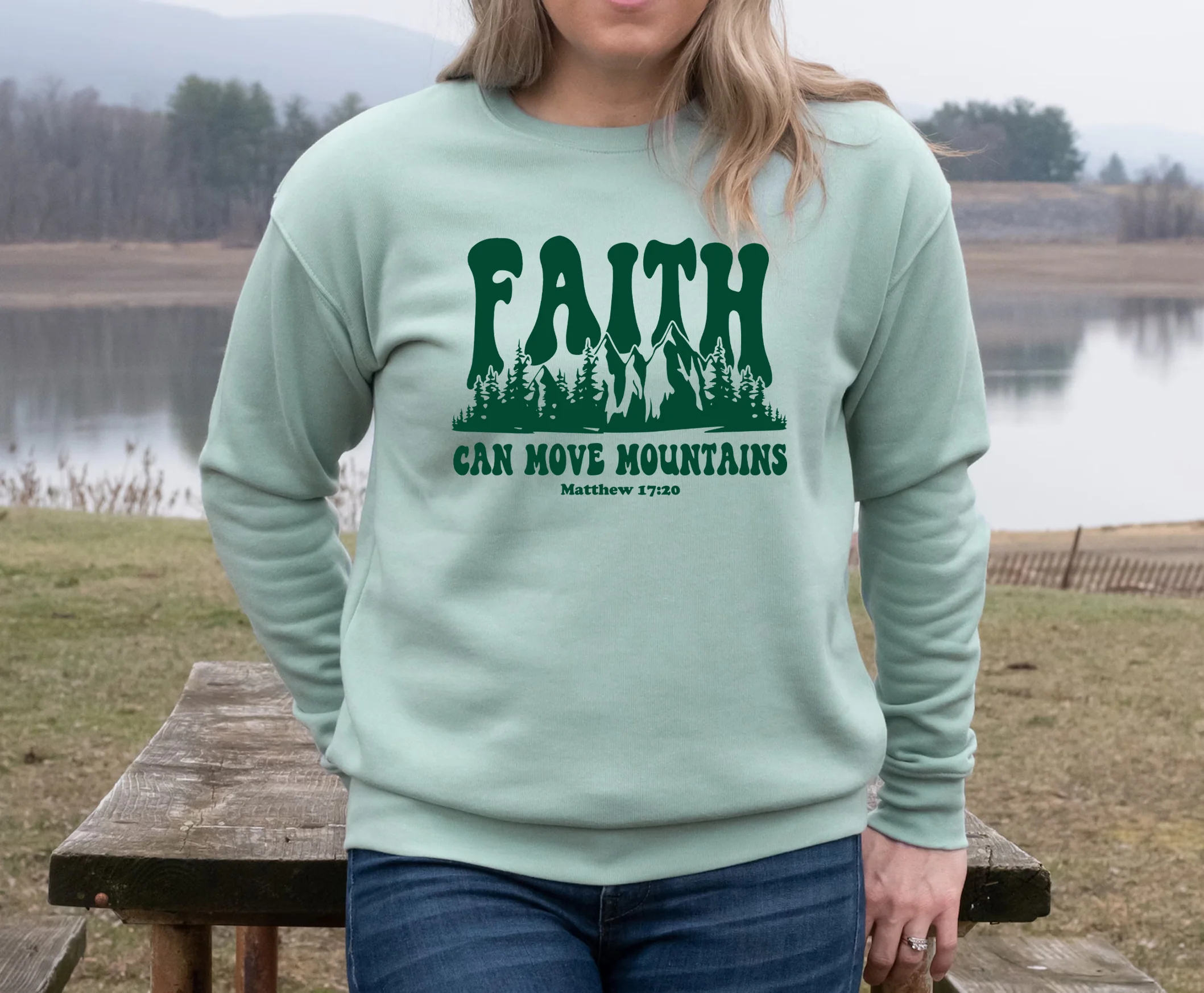 FAITH CAN MOVE MOUNTAINS SWEATSHIRT - Image 3