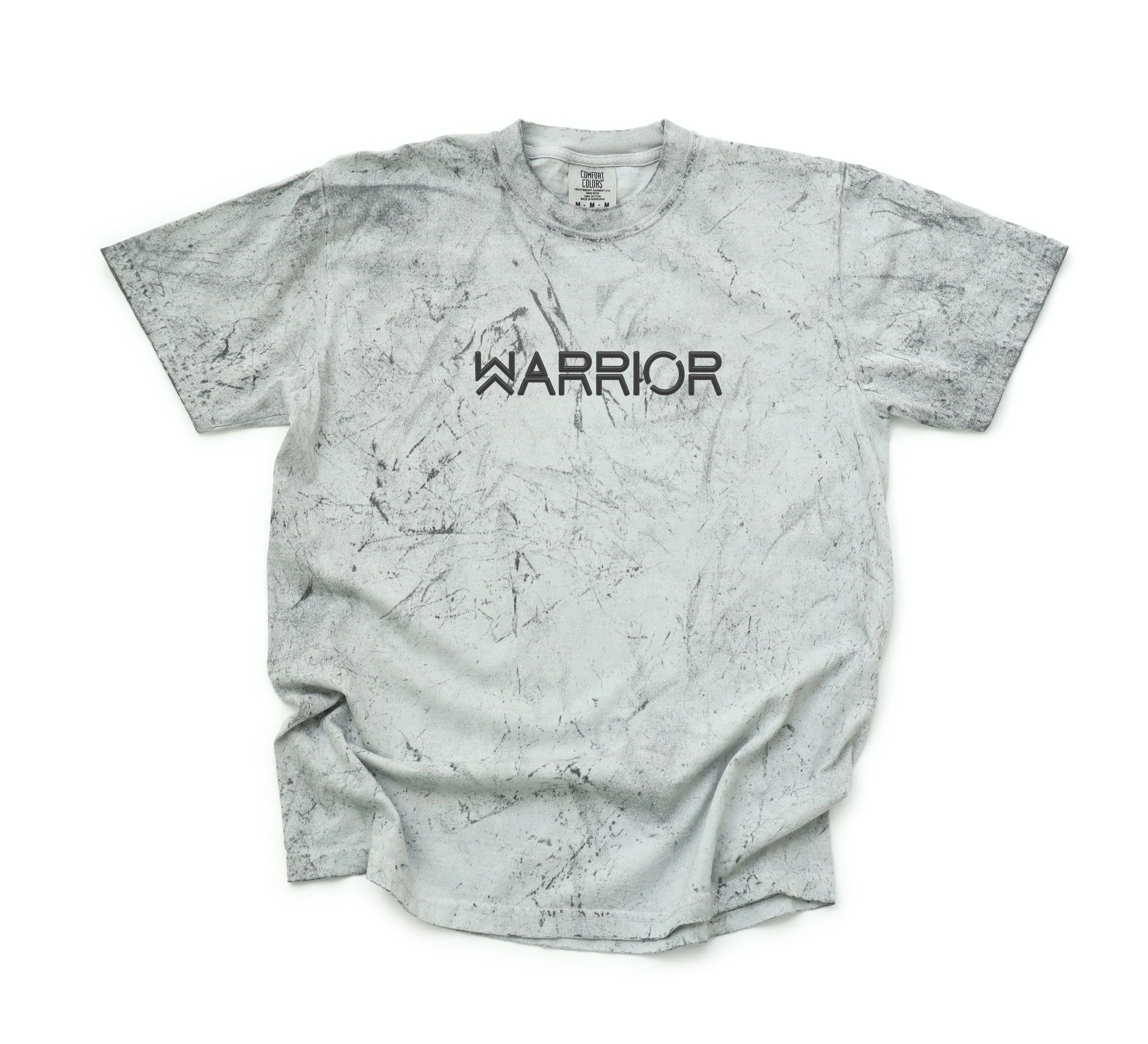 WARRIOR UNISEX TEE (PUFFED DESIGN) - Image 2