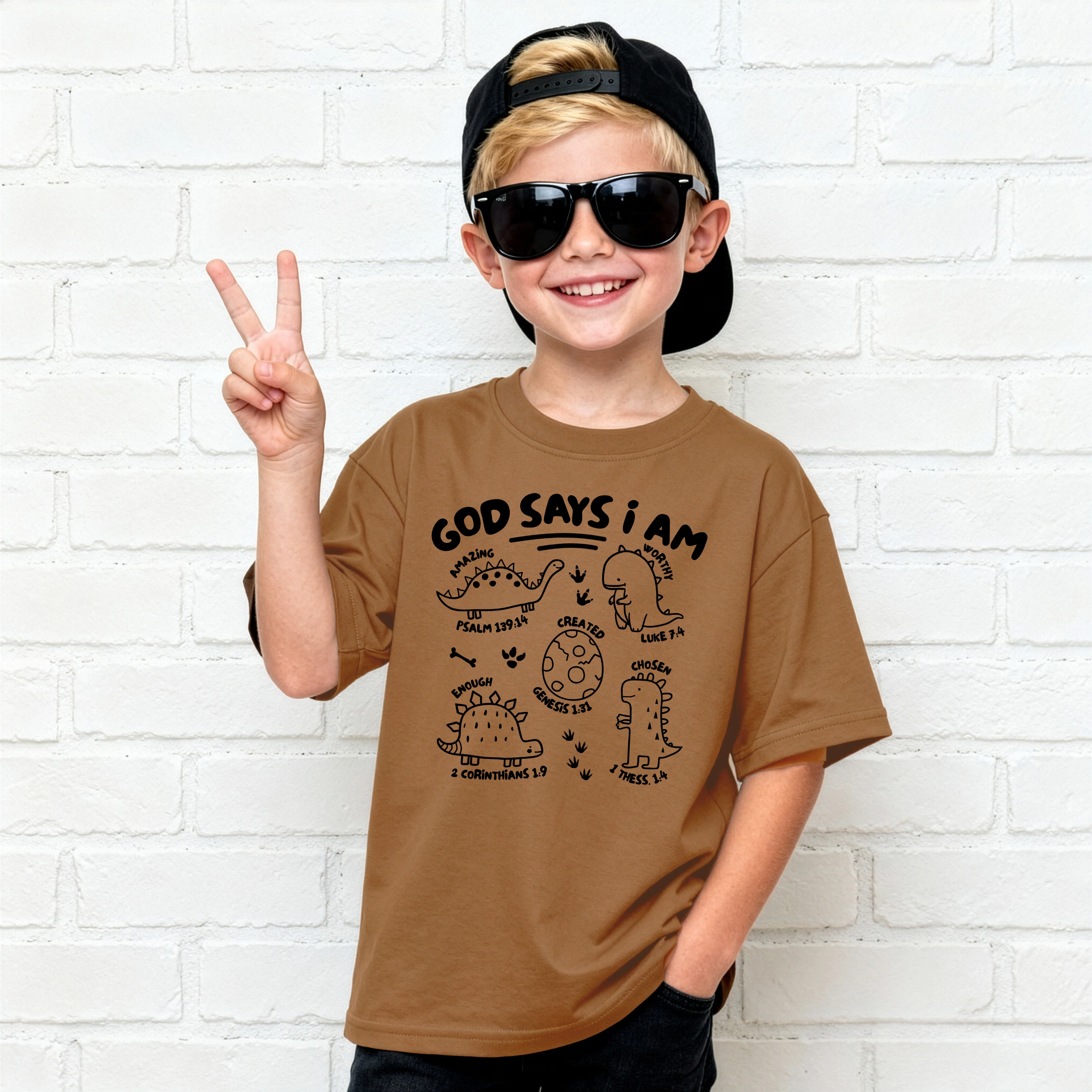 GOD SAYS I AM TODDLER TEE - Image 2