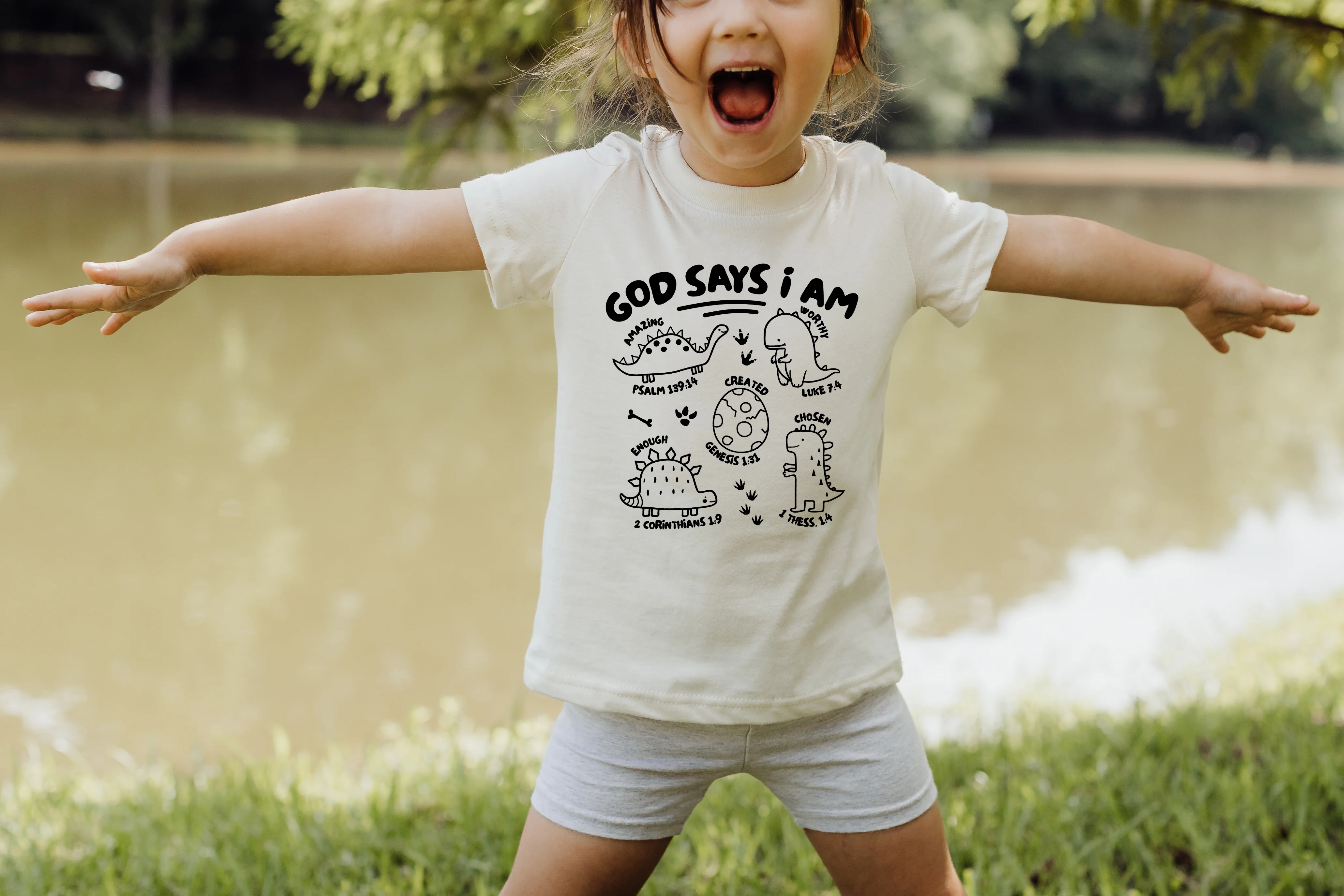 GOD SAYS I AM TODDLER TEE - Image 3