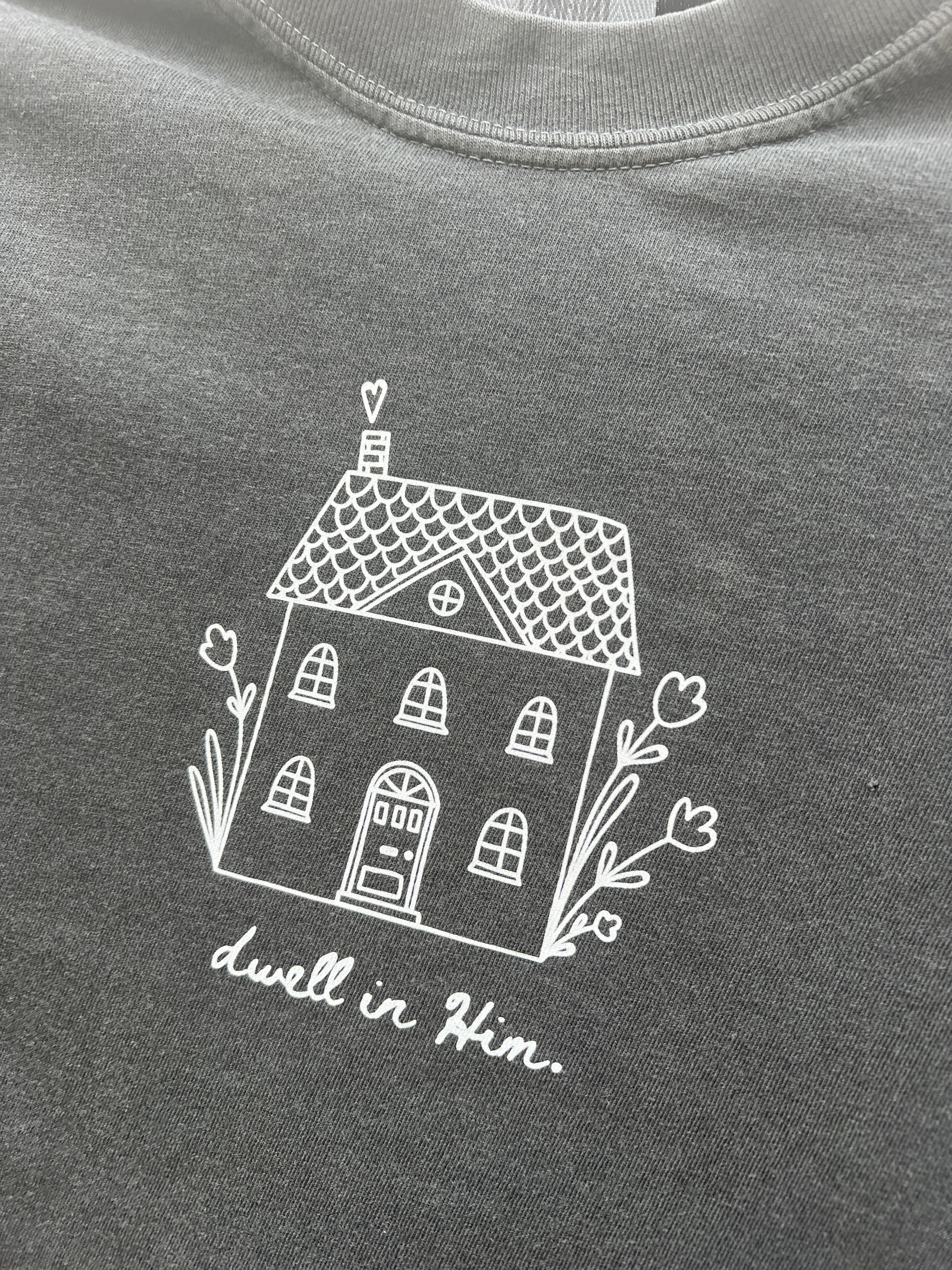 DWELL IN HIM UNISEX SWEATSHIRT - Image 3