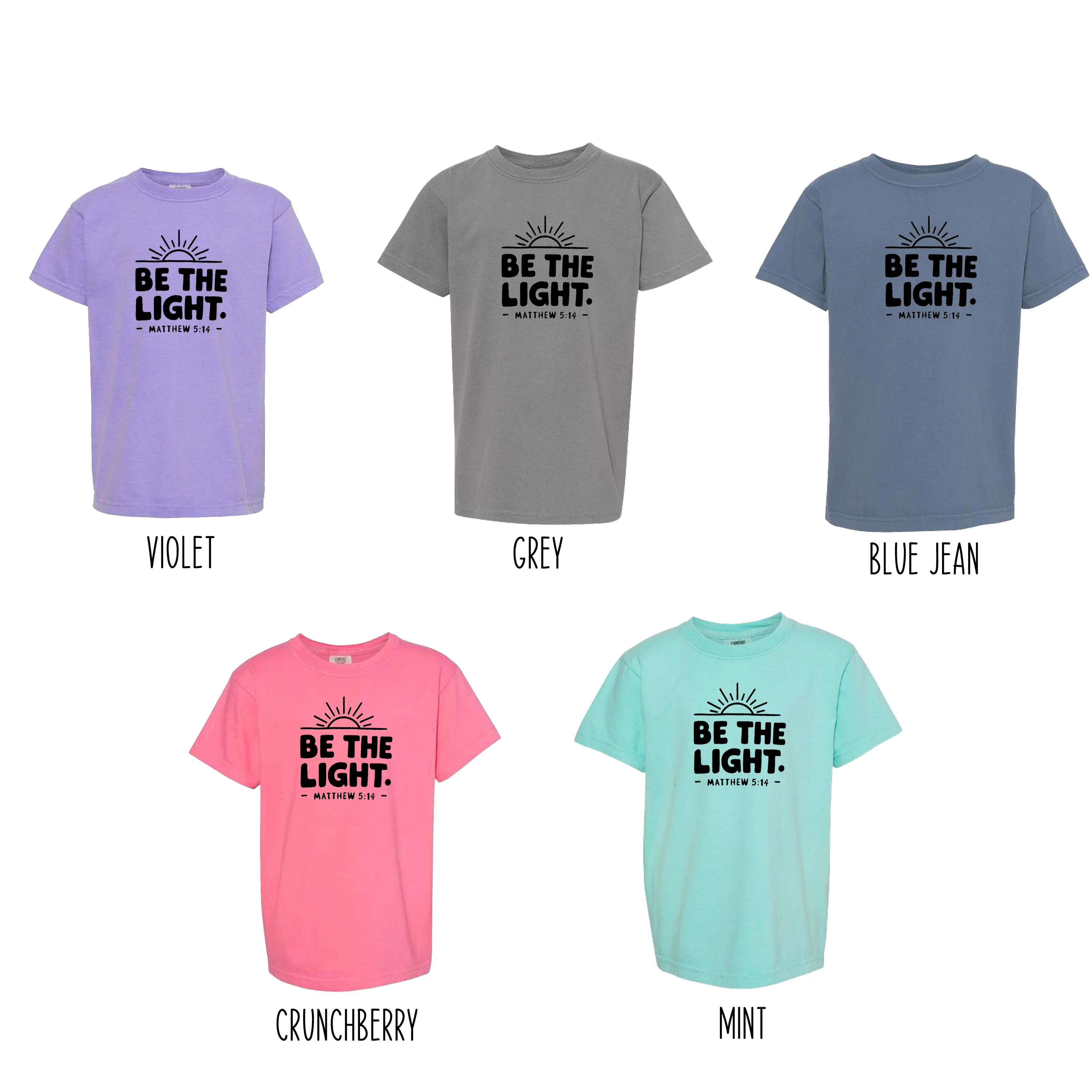 BE THE LIGHT YOUTH TEE - Image 2