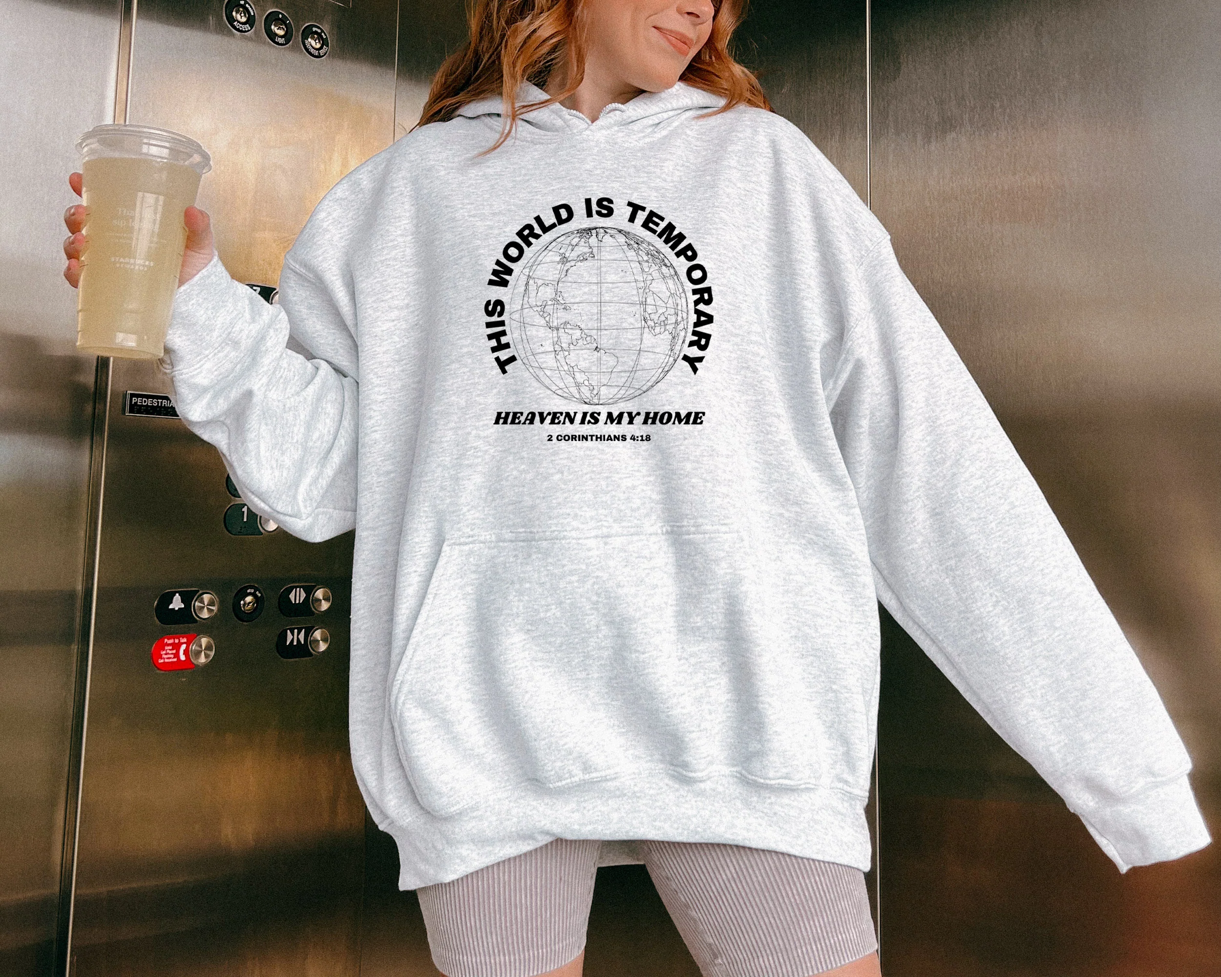 THIS WORLD IS TEMPORARY HOODIE - Image 3