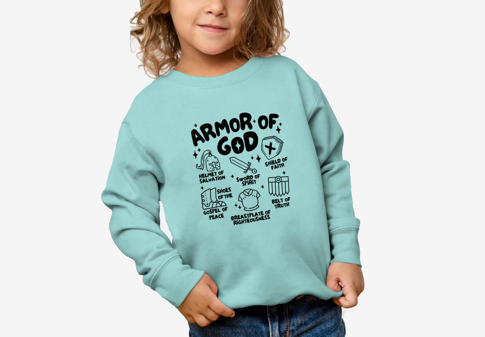 ARMOR OF GOD TODDLER SWEATSHIRT - Image 3