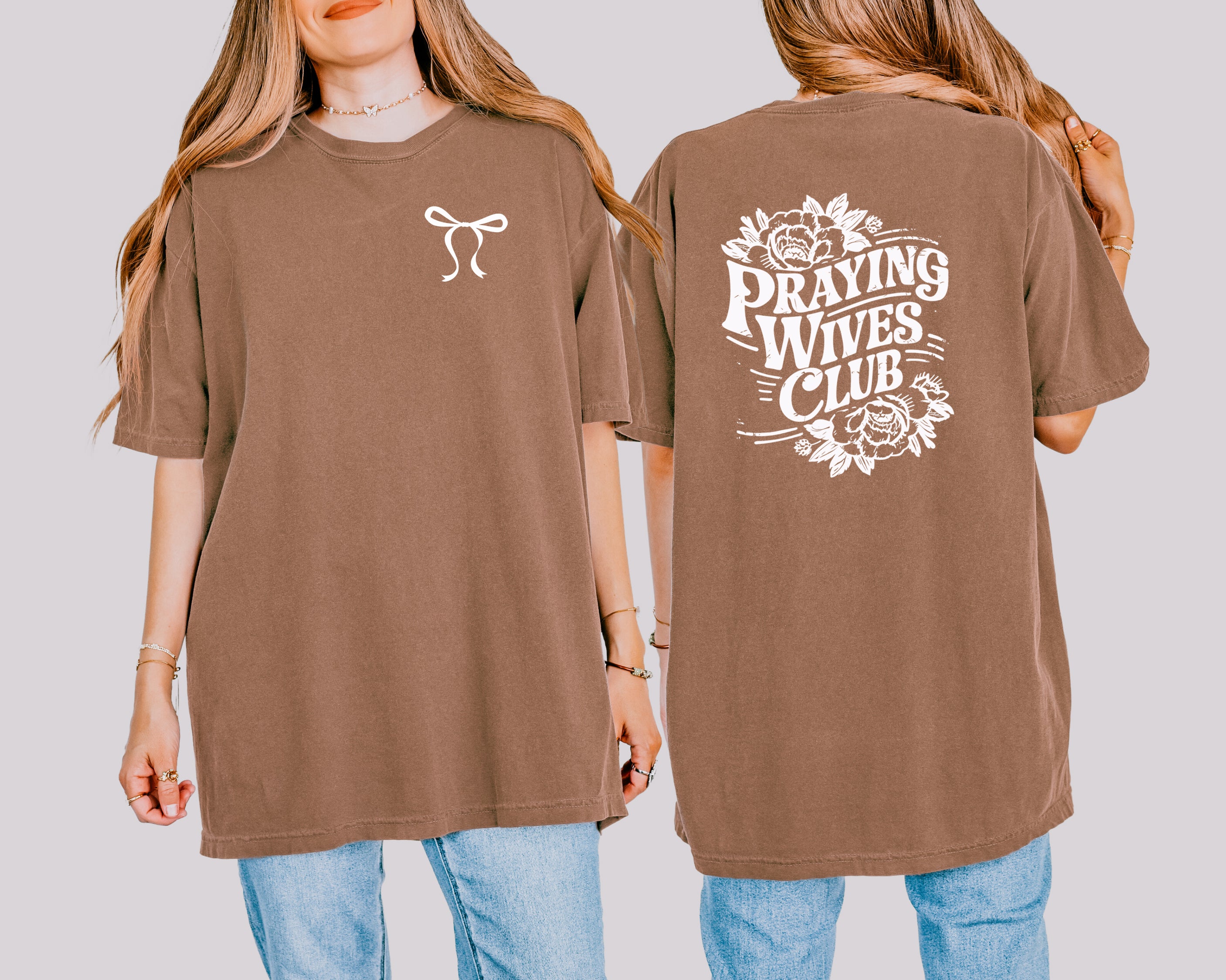 PRAYING WIVES CLUB UNISEX TEE - Image 3