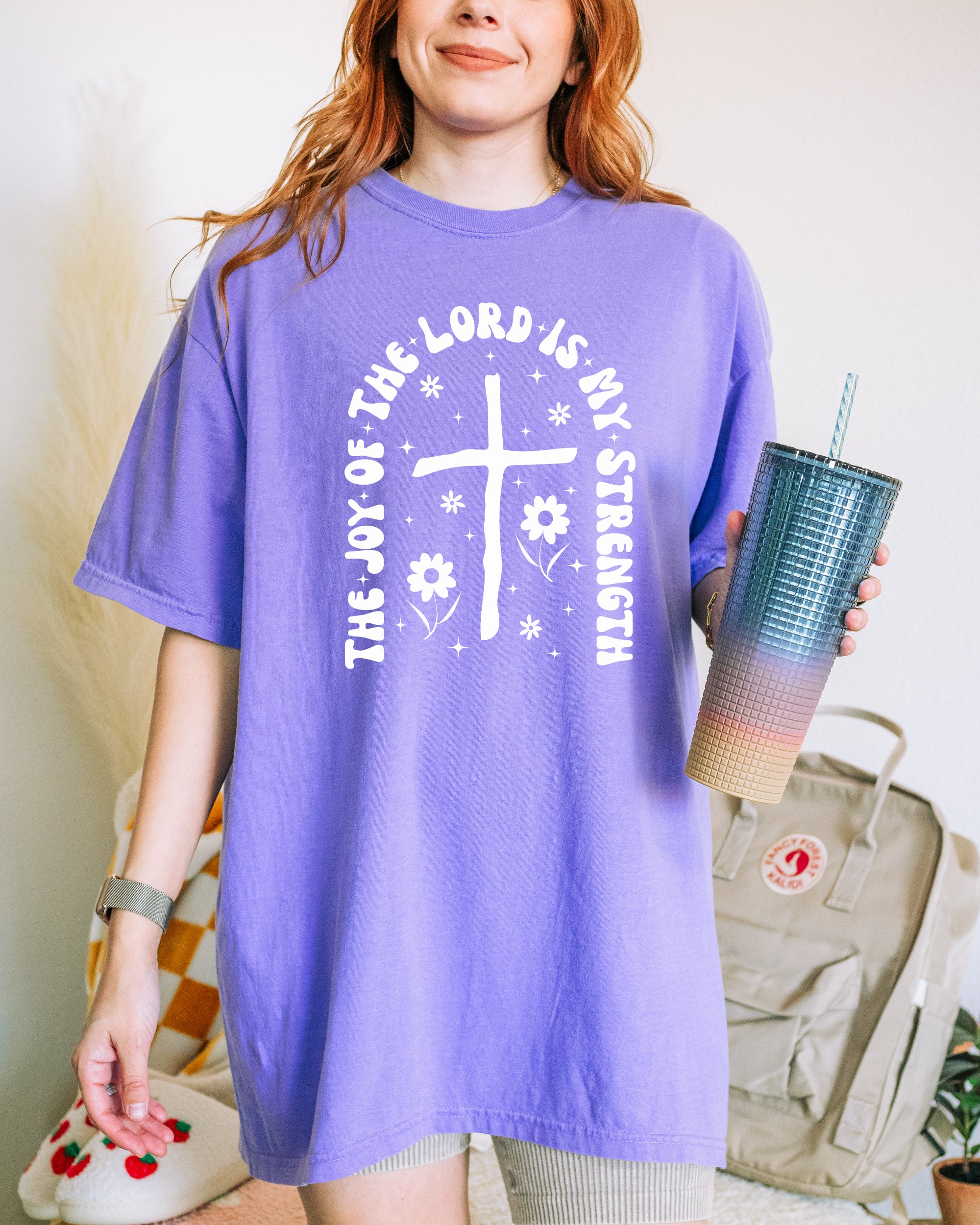 THE JOY OF THE LORD IS MY STRENGTH UNISEX TEE - Image 2