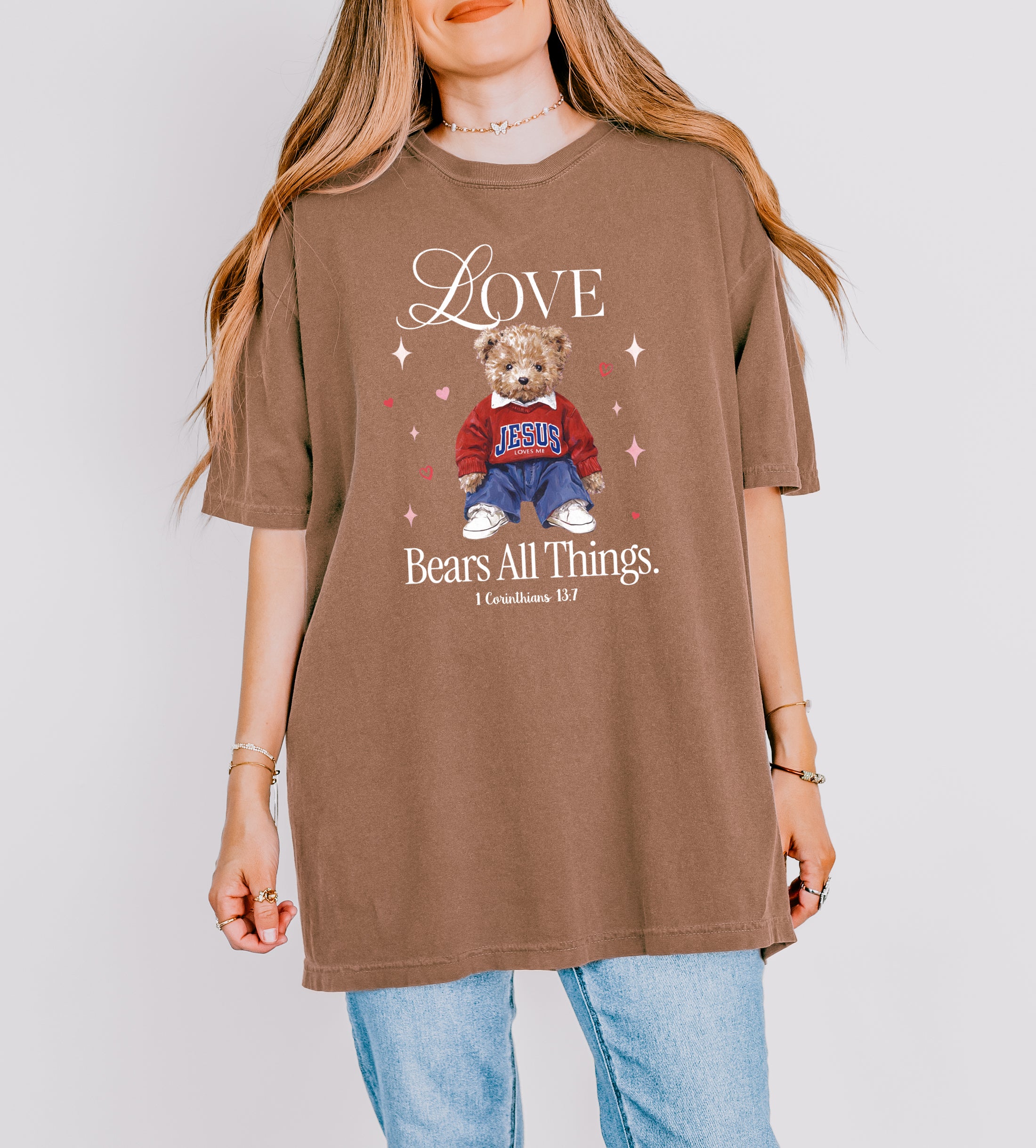 LOVE BEARS ALL THINGS UNISEX TEE - Image 2