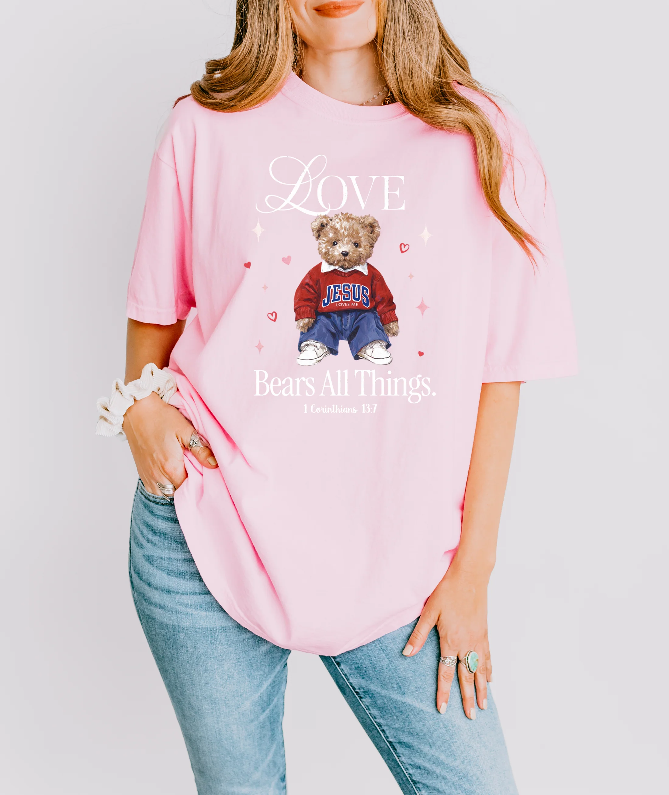 LOVE BEARS ALL THINGS UNISEX TEE - Image 5