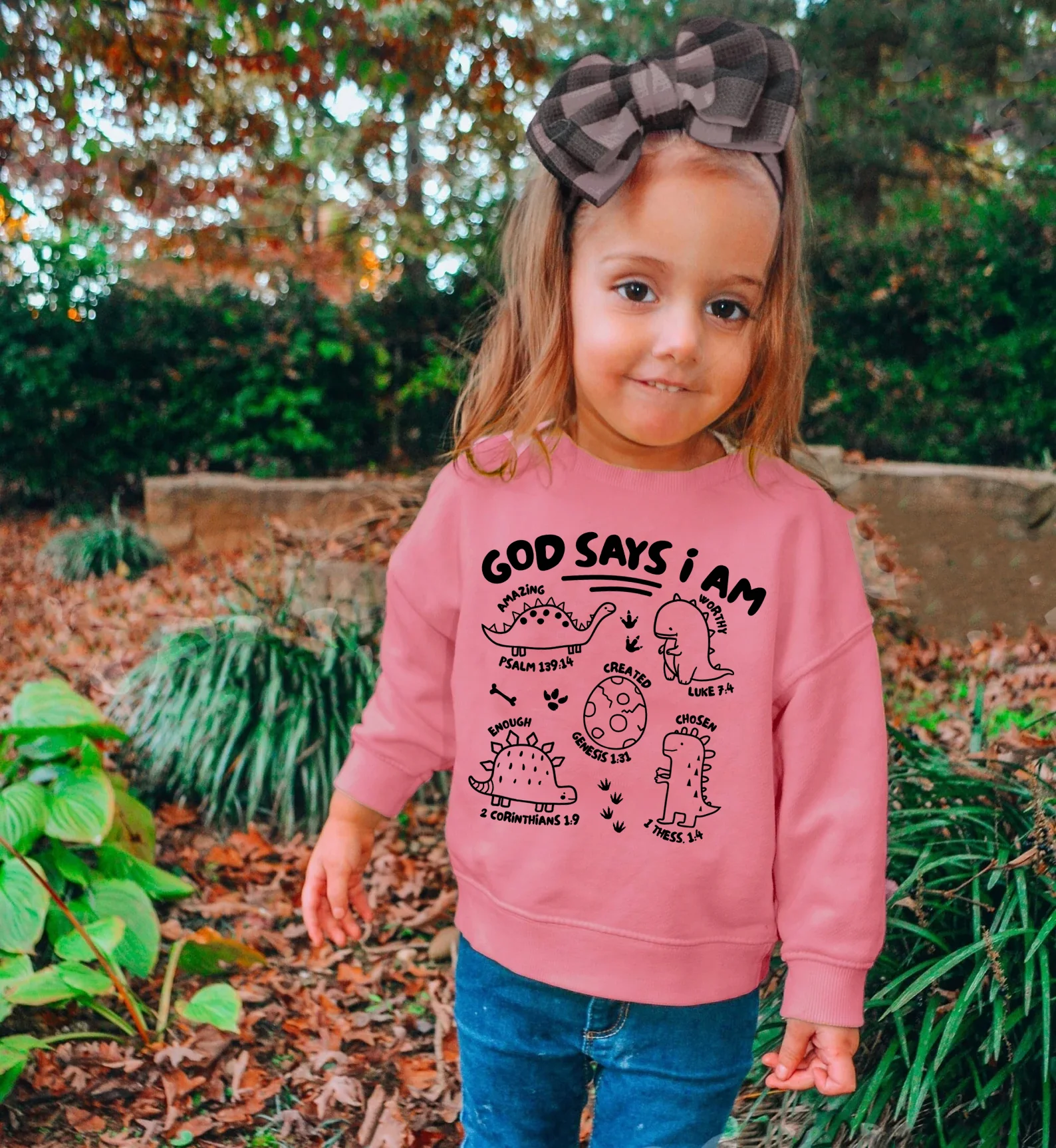 GOD SAYS I AM TODDLER SWEATSHIRT - Image 2