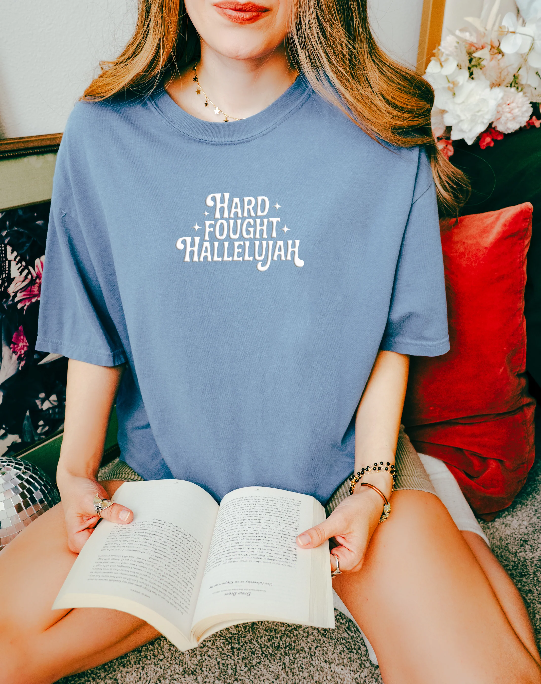 PUFFY HARD FOUGHT HALLELUJAH UNISEX TEE - Image 3