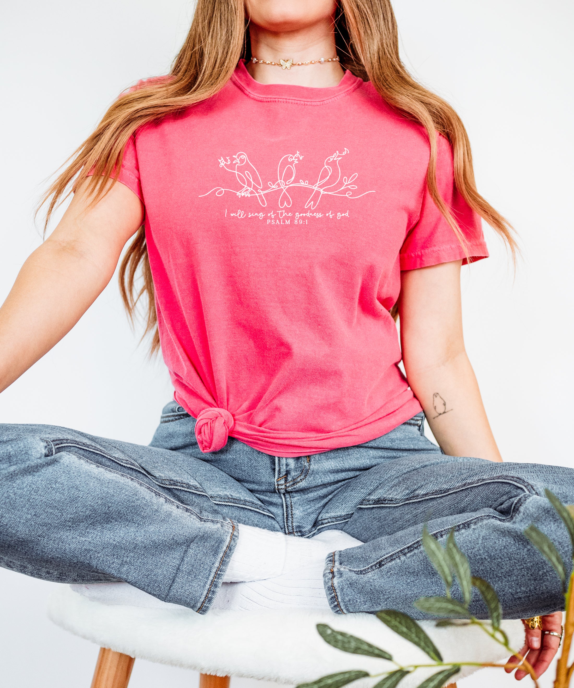 I WILL SING OF THE GOODNESS OF GOD UNISEX TEE - Image 2