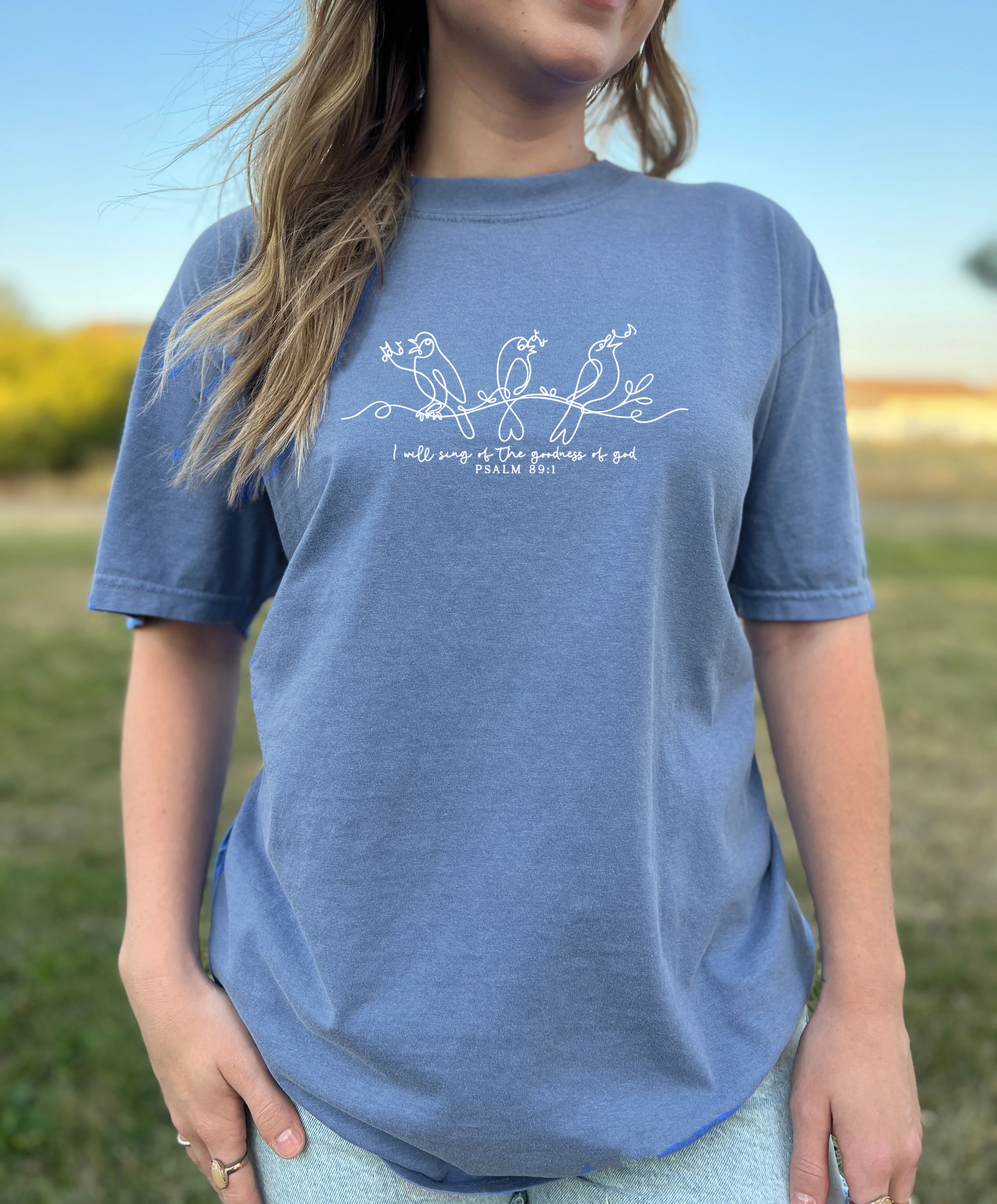 I WILL SING OF THE GOODNESS OF GOD UNISEX TEE - Image 3
