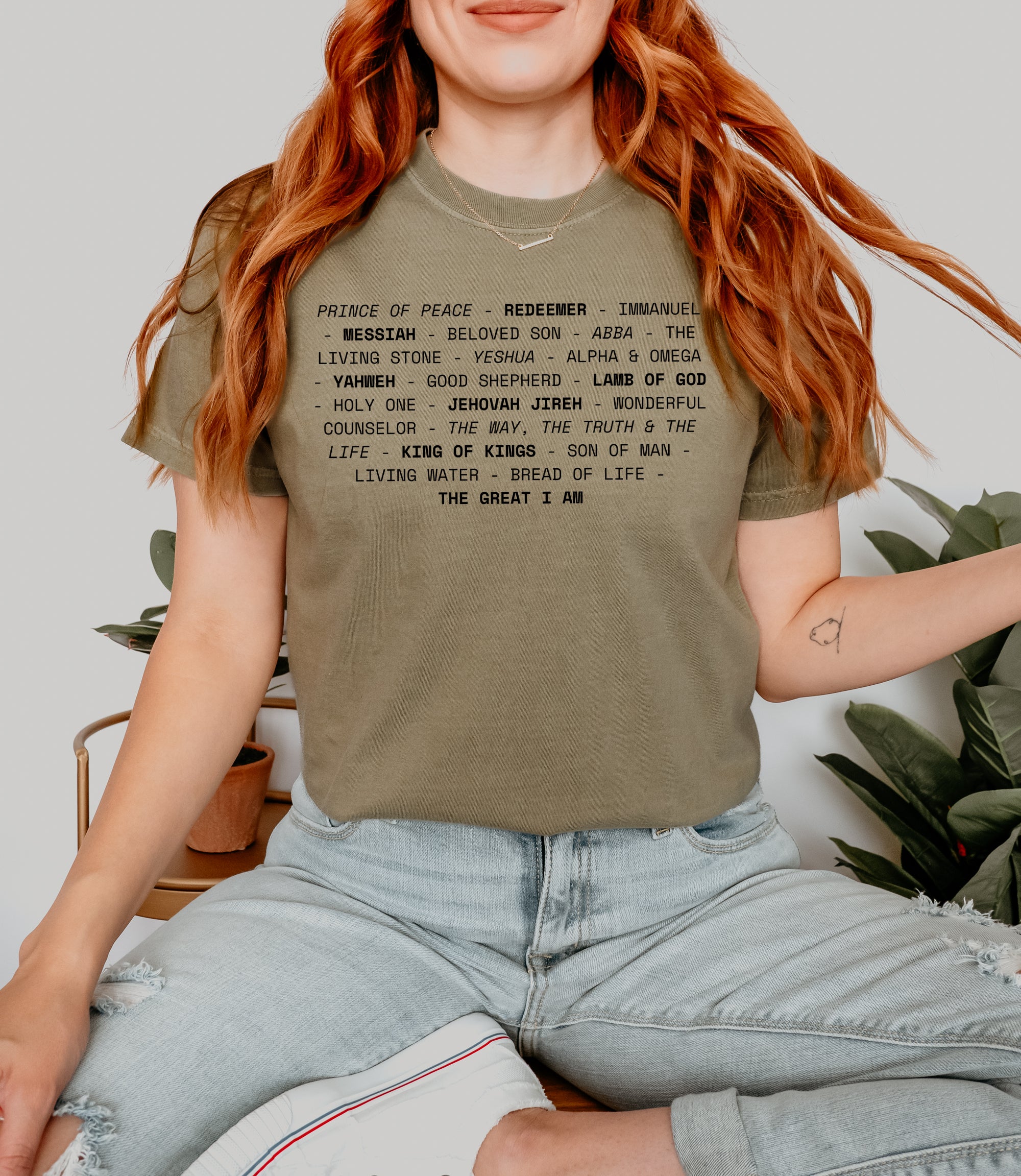THE MANY NAMES OF JESUS UNISEX TEE - Image 3