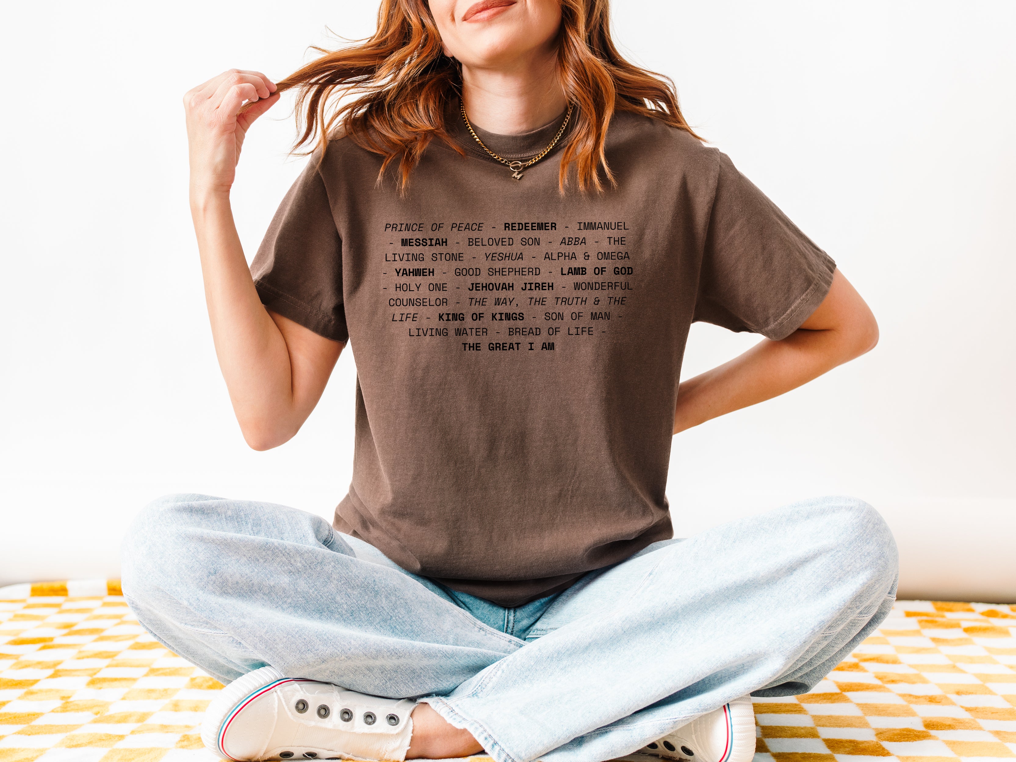 THE MANY NAMES OF JESUS UNISEX TEE - Image 4