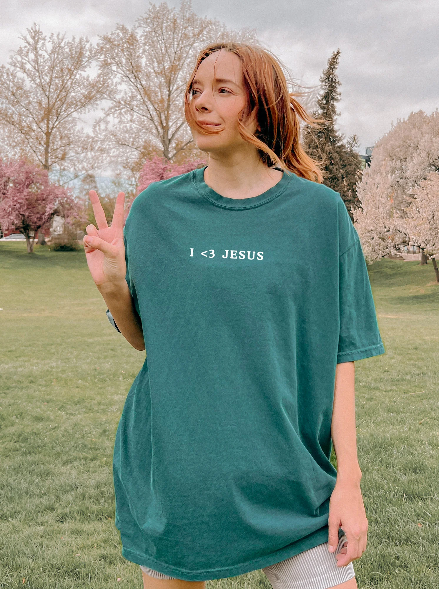 I <3 JESUS UNISEX TEE - Image 3